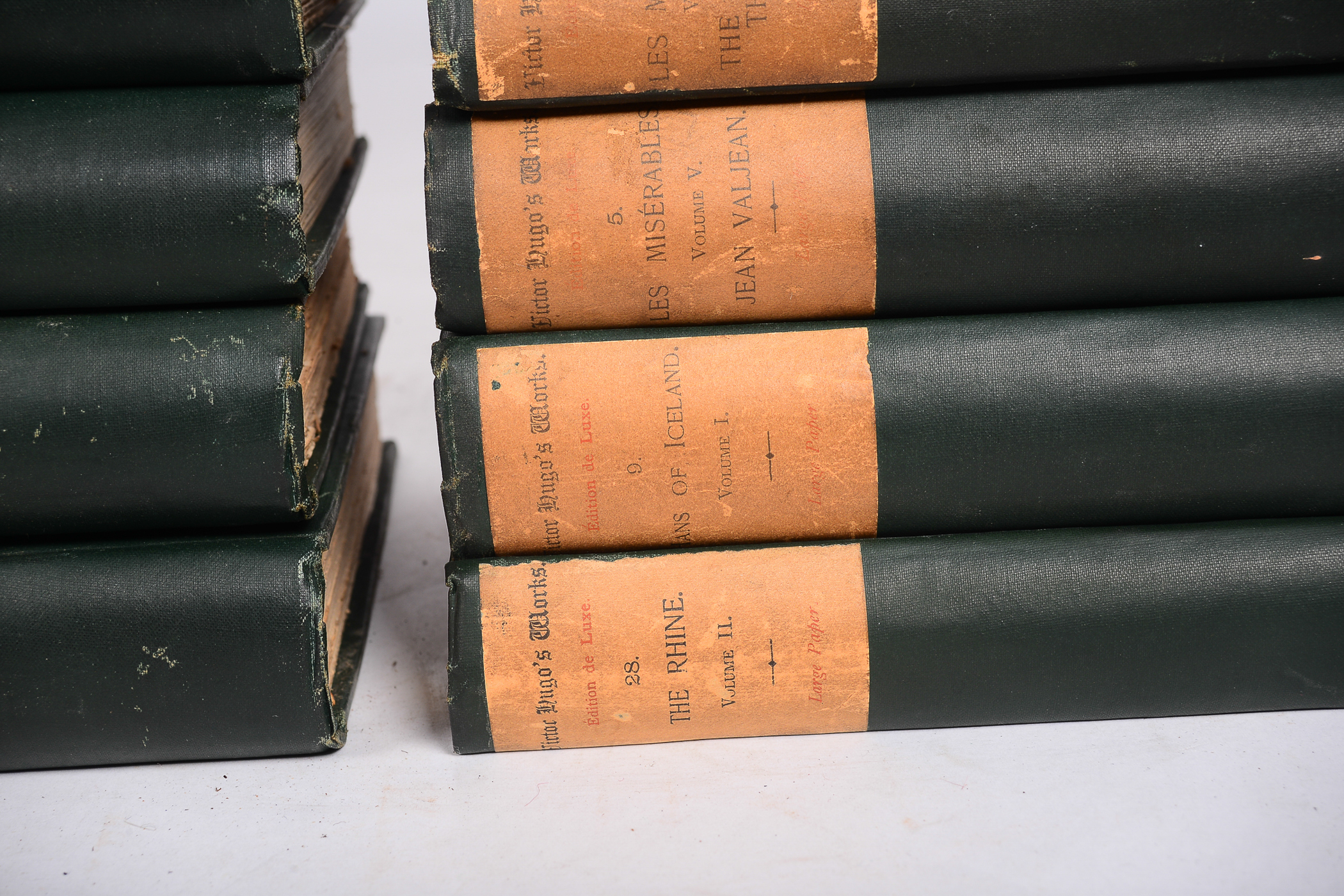 Antique Thirty-Volume Set of "Victor Hugo's Works"