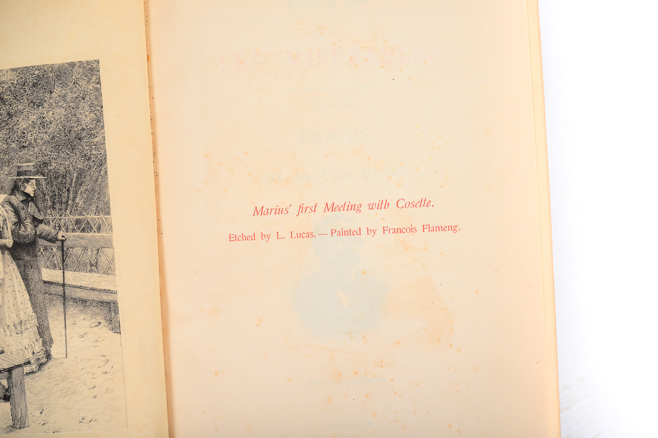 Antique Thirty-Volume Set of "Victor Hugo's Works"