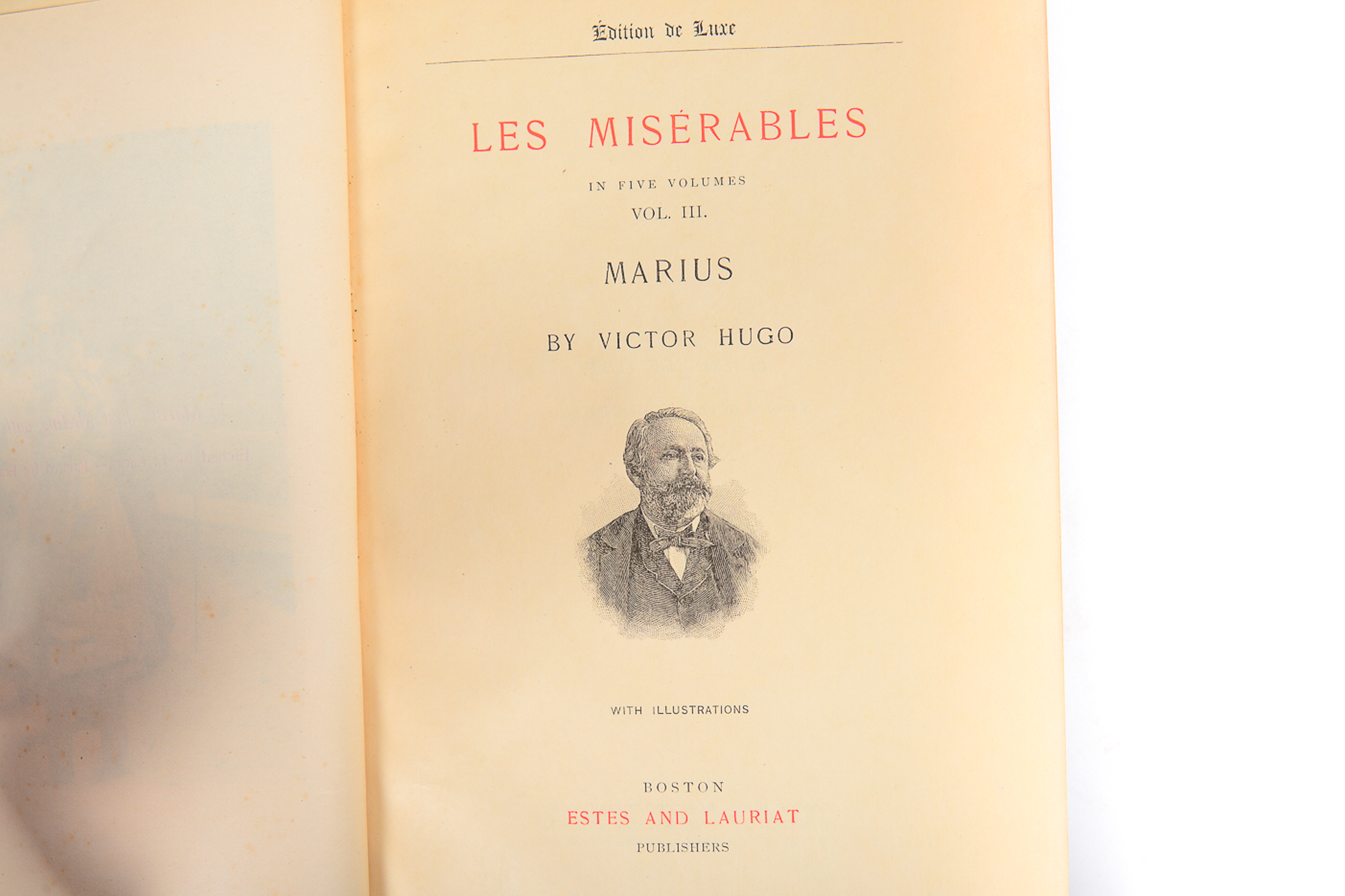Antique Thirty-Volume Set of "Victor Hugo's Works"
