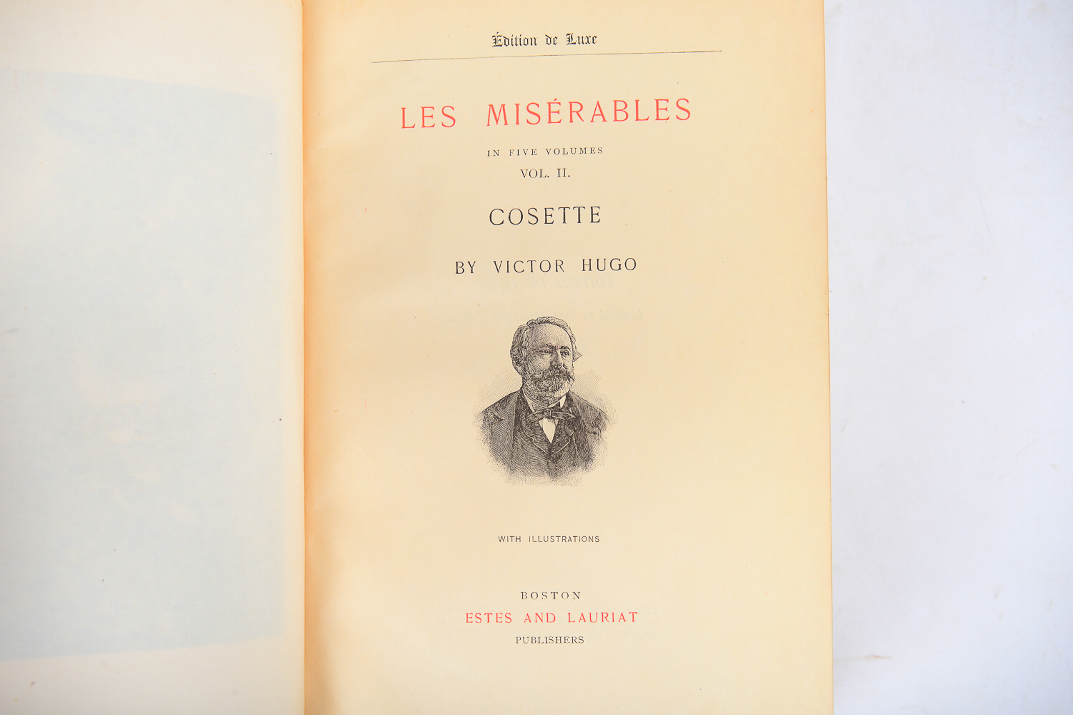 Antique Thirty-Volume Set of "Victor Hugo's Works"