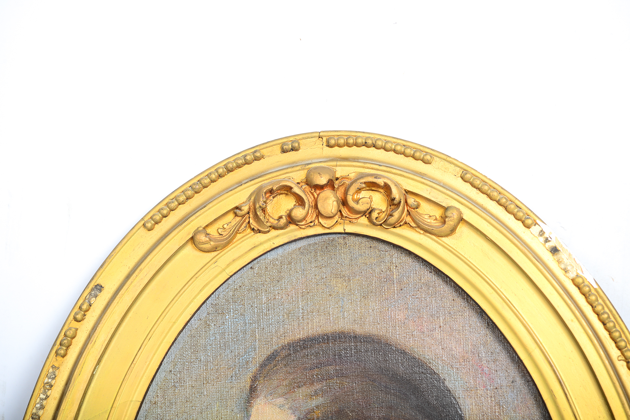 Framed Vintage Portrait Painting