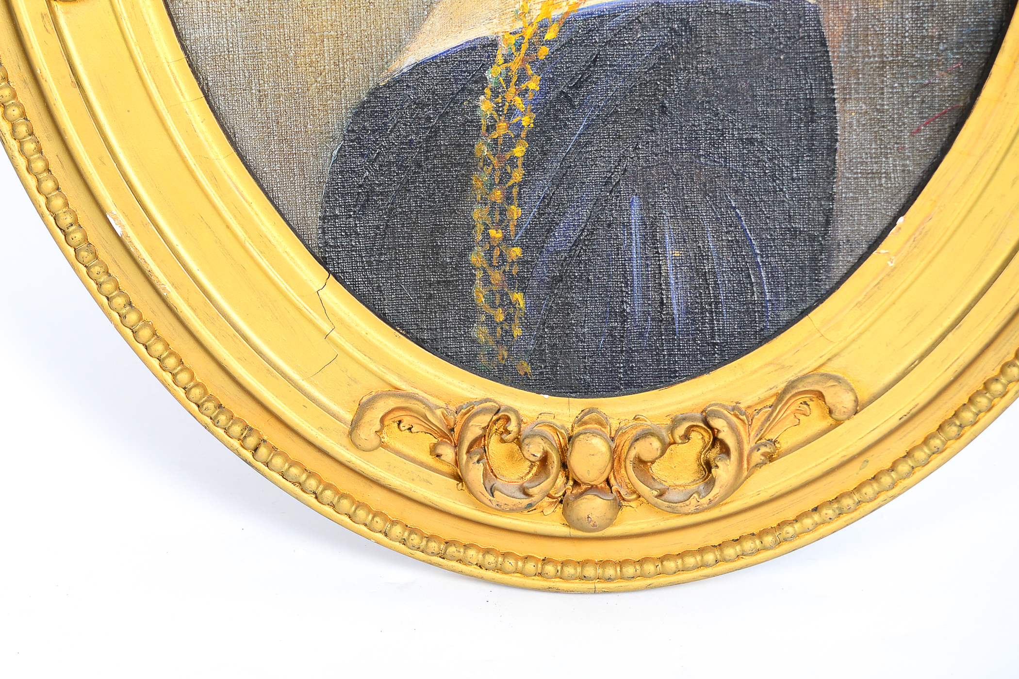 Framed Vintage Portrait Painting