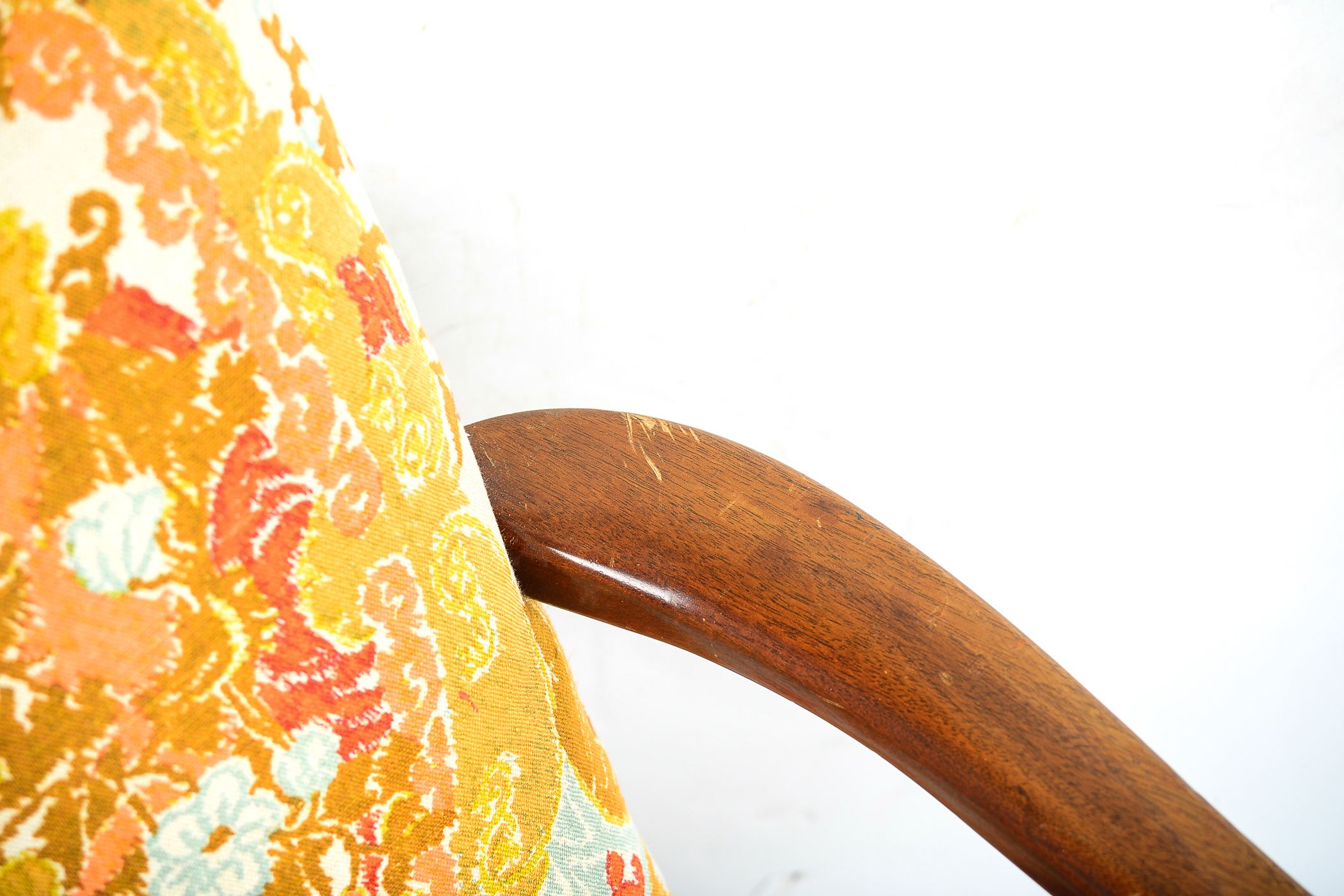 Vintage Upholstered Armchair