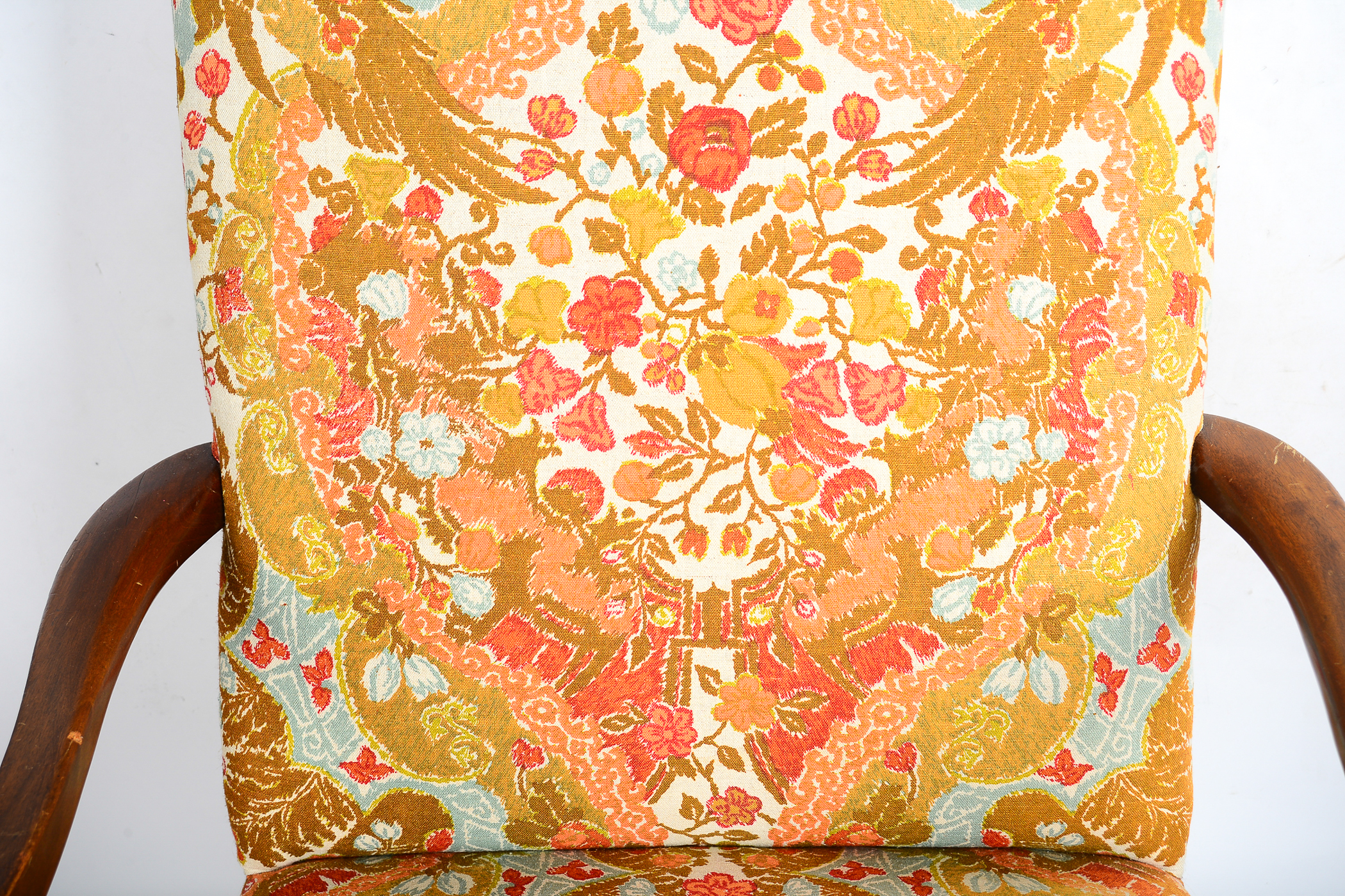 Vintage Upholstered Armchair