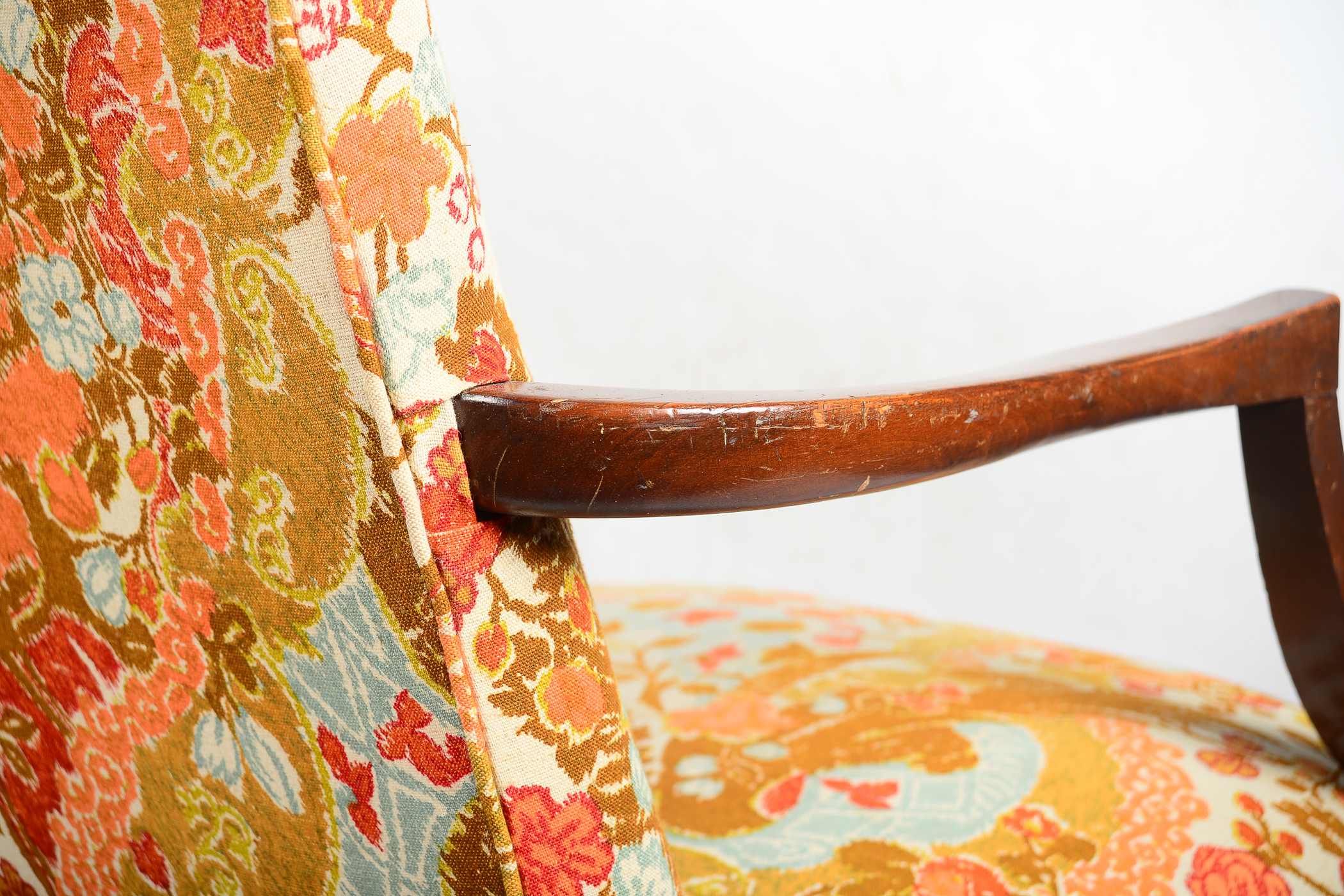 Vintage Upholstered Armchair