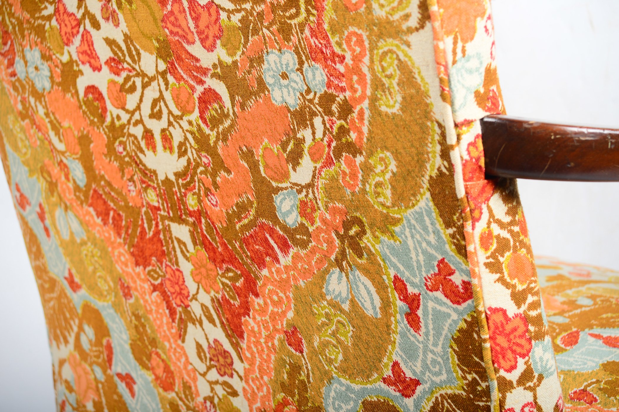 Vintage Upholstered Armchair