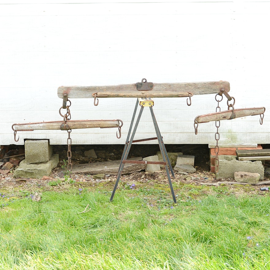 Antique Doubletree and Singletree Plow Bars