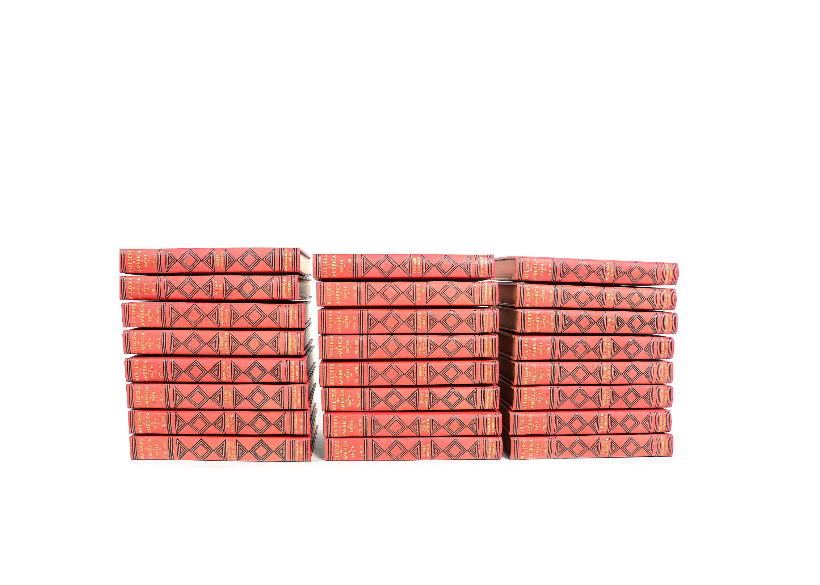 1931 "The Builders of America" Twenty-Four Volume Set