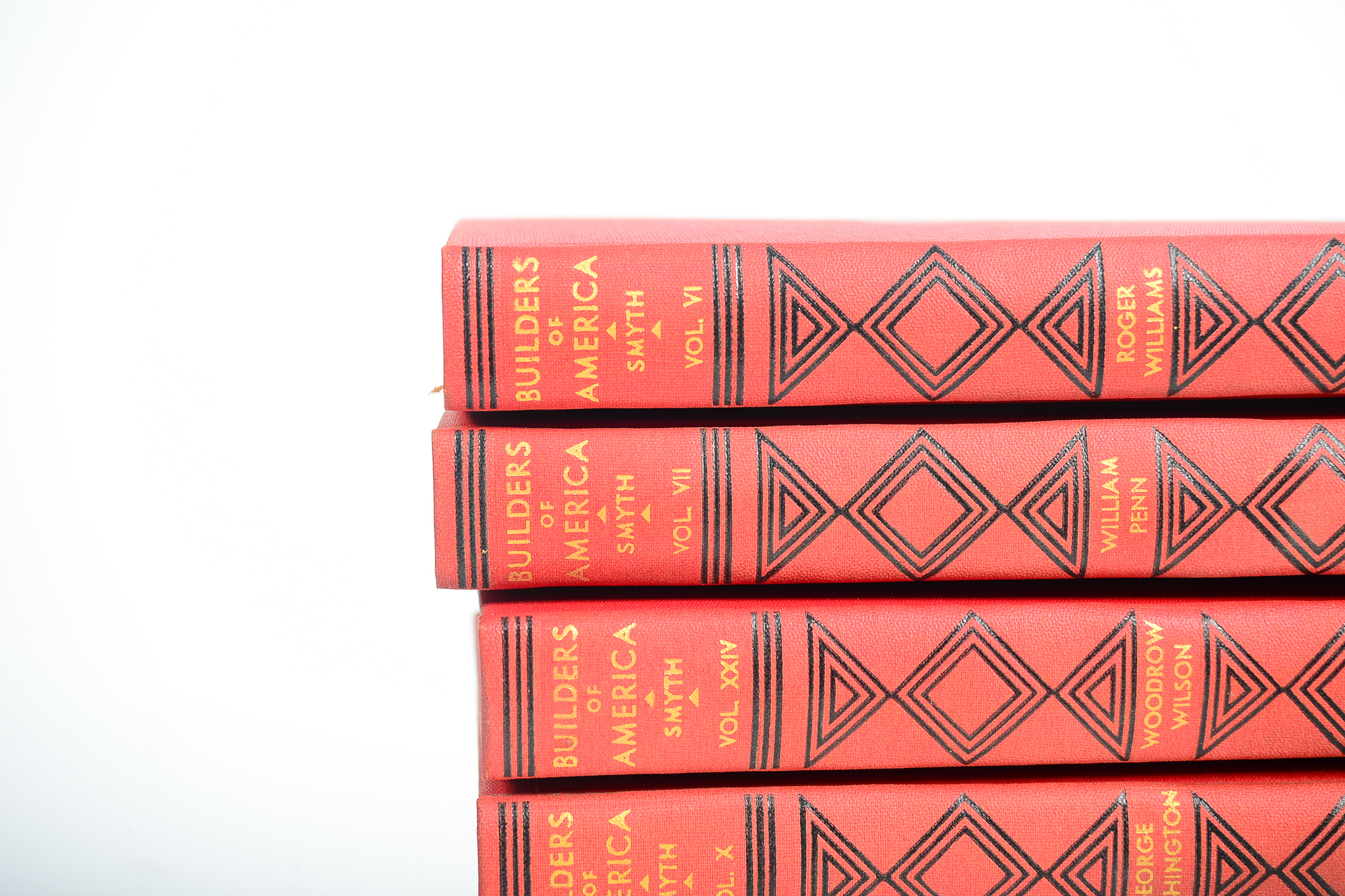 1931 "The Builders of America" Twenty-Four Volume Set