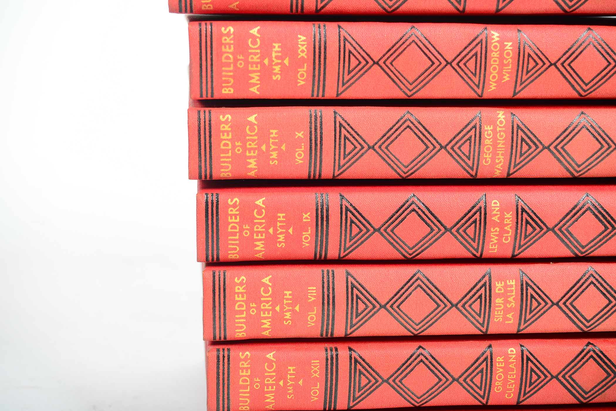 1931 "The Builders of America" Twenty-Four Volume Set