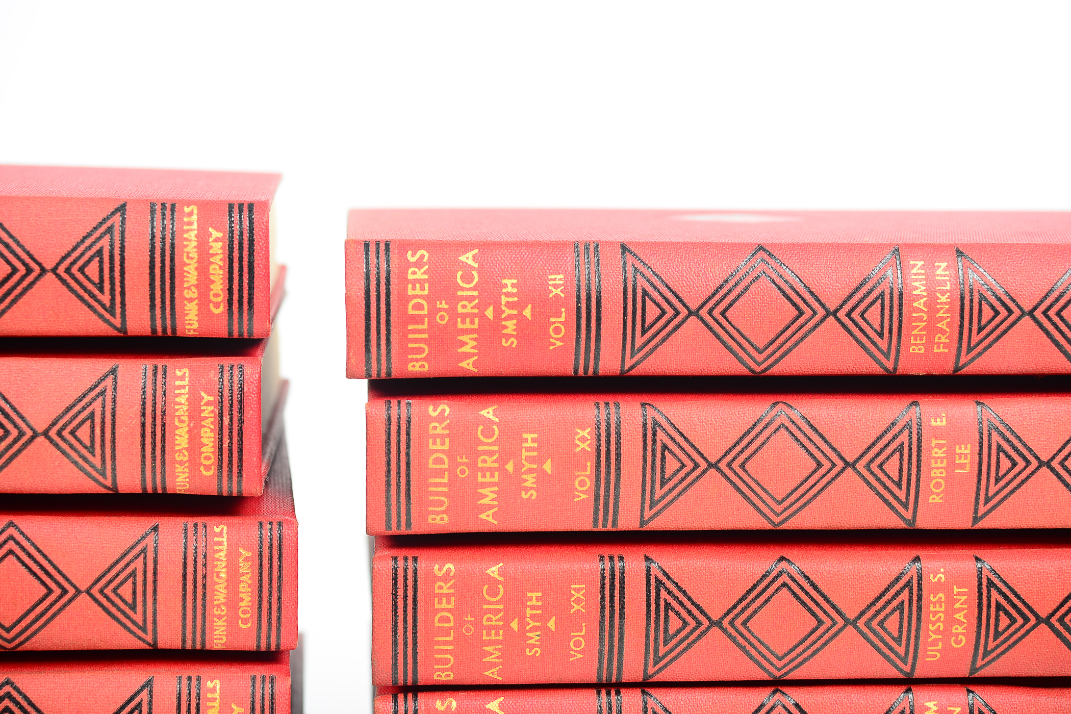 1931 "The Builders of America" Twenty-Four Volume Set