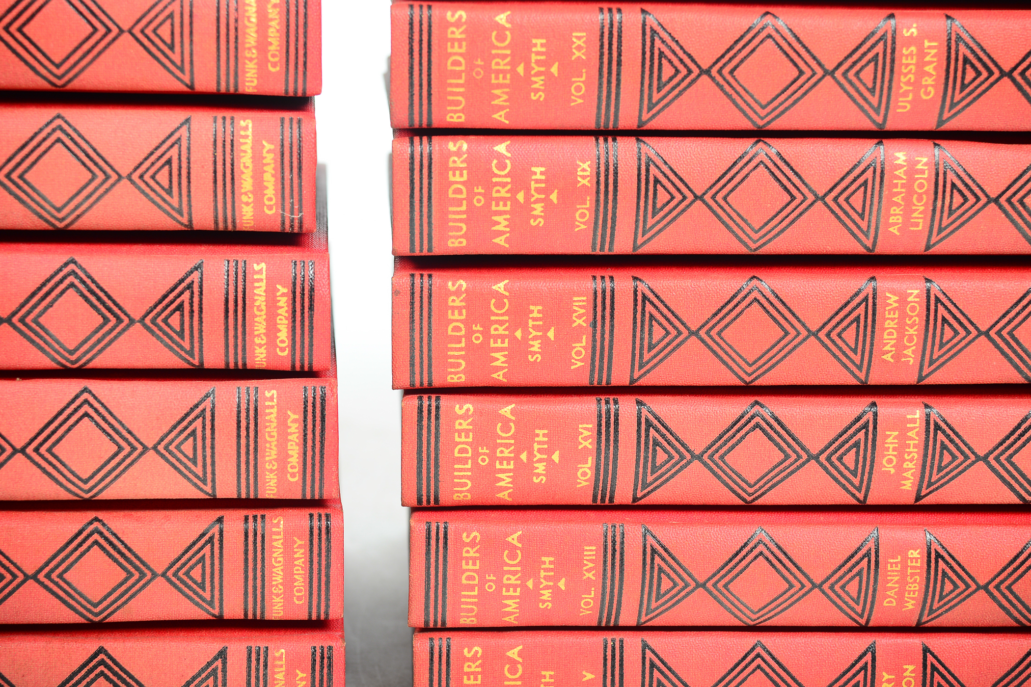 1931 "The Builders of America" Twenty-Four Volume Set