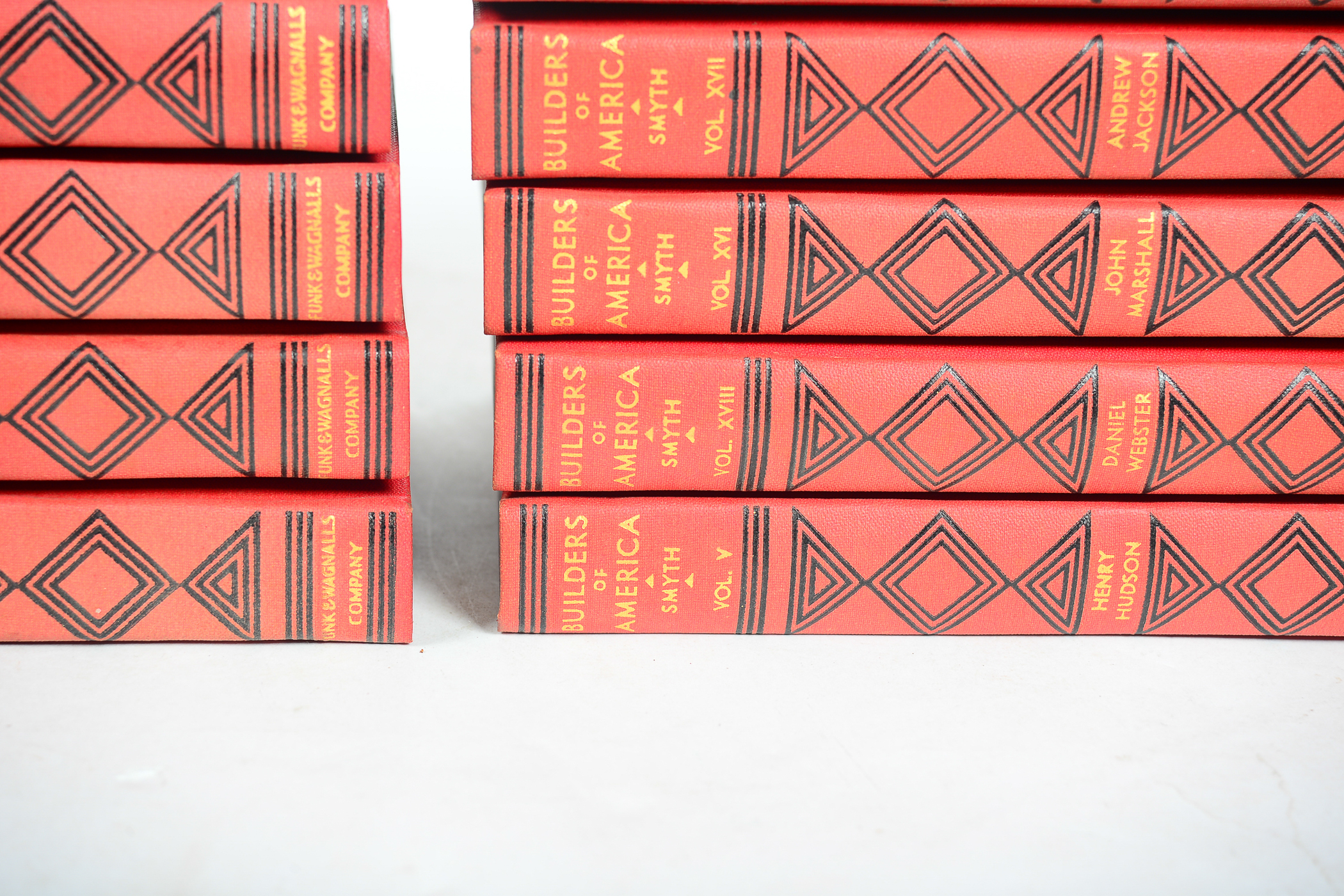 1931 "The Builders of America" Twenty-Four Volume Set