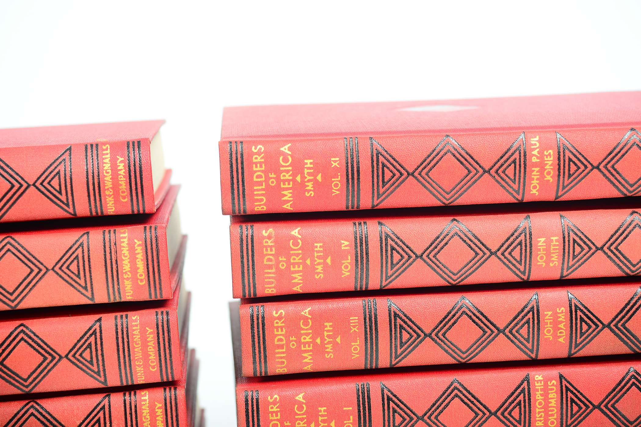 1931 "The Builders of America" Twenty-Four Volume Set