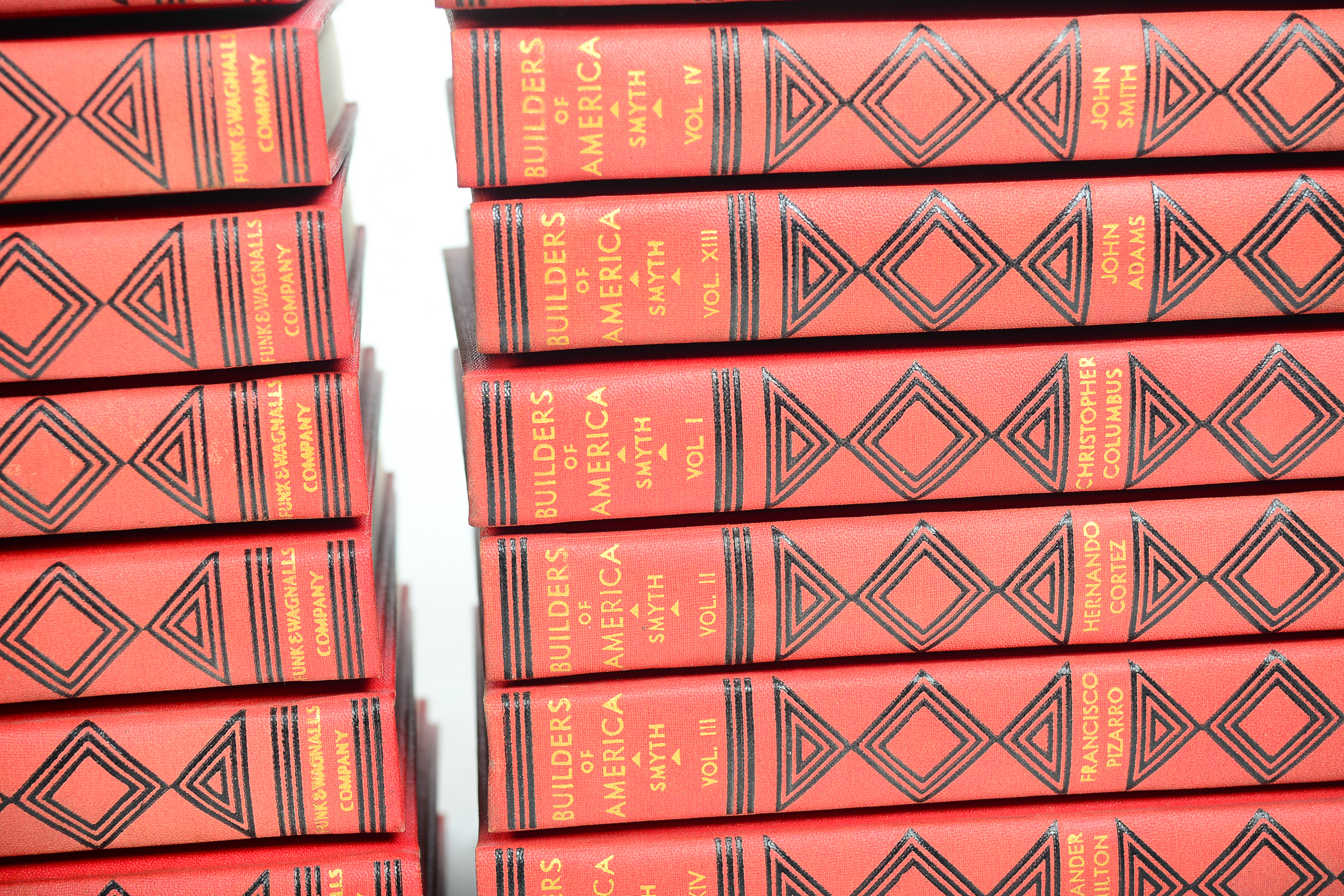 1931 "The Builders of America" Twenty-Four Volume Set