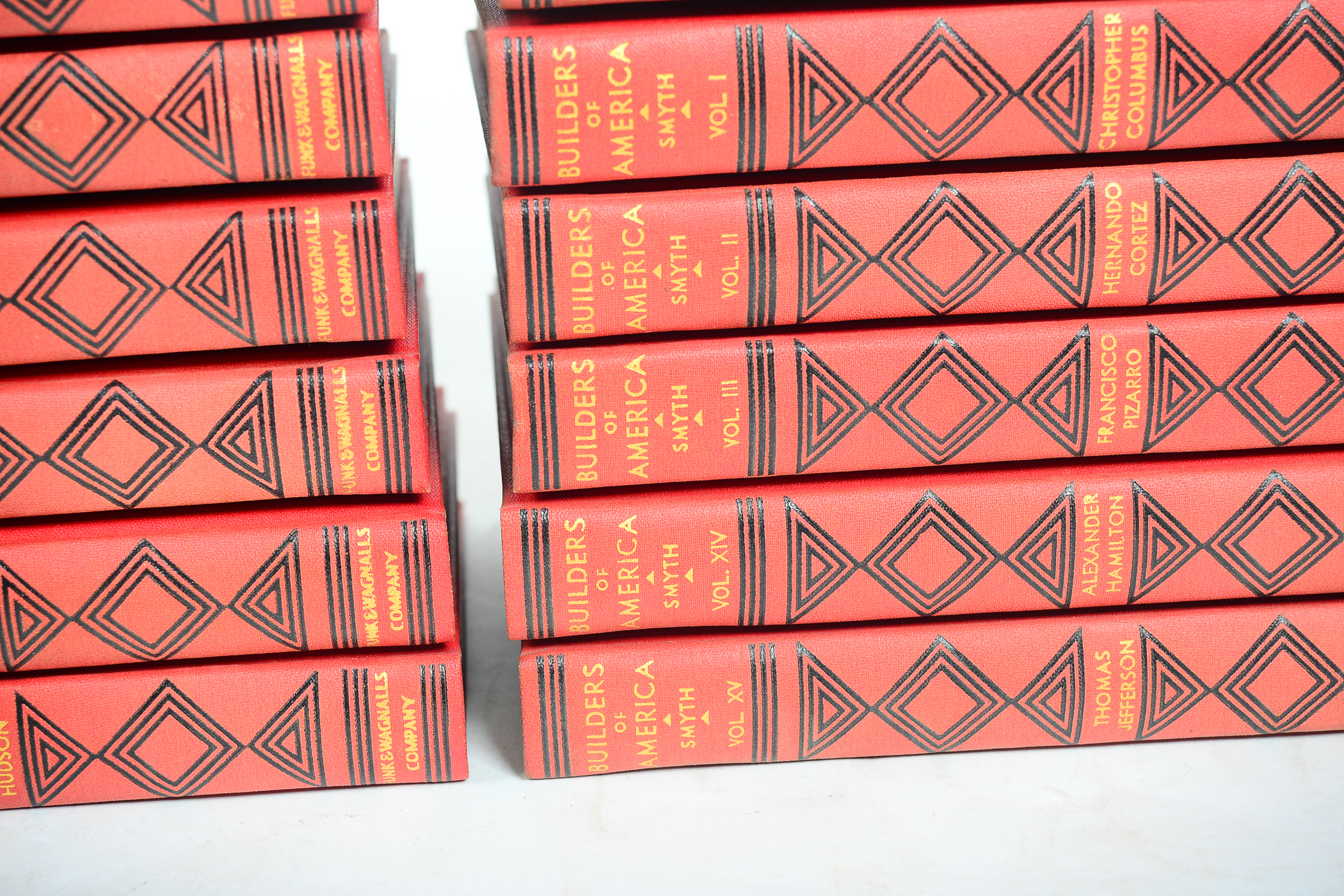 1931 "The Builders of America" Twenty-Four Volume Set