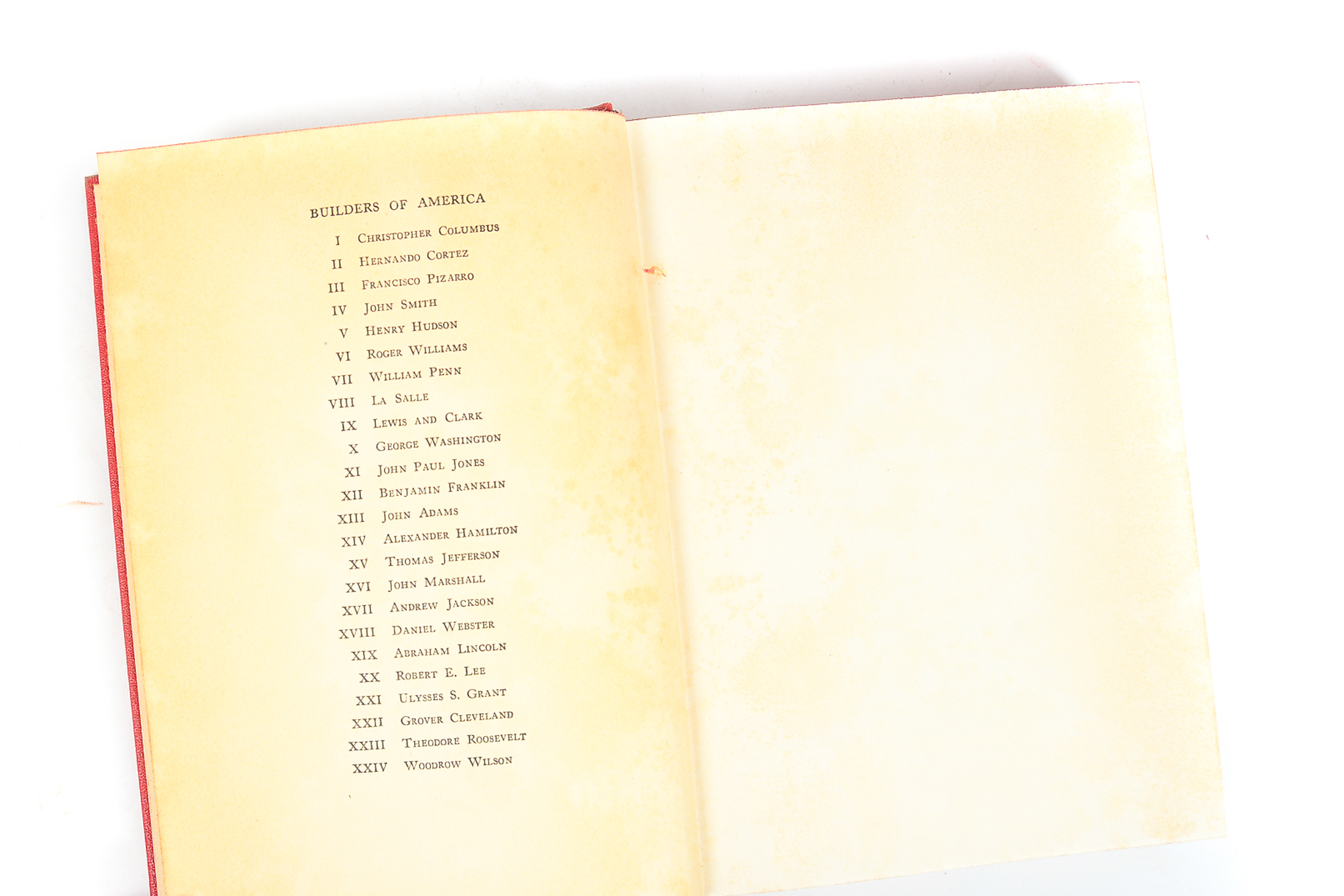 1931 "The Builders of America" Twenty-Four Volume Set