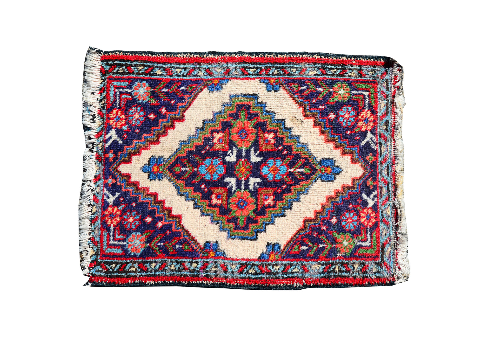 Small Handmade Persian Style Rug