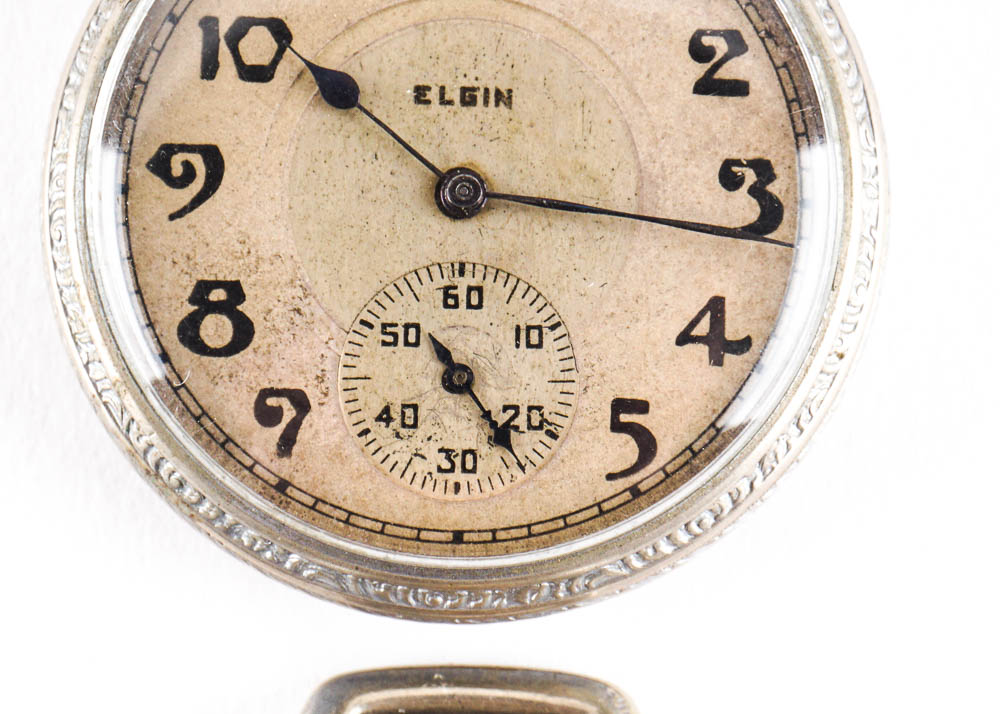 Elgin Pocket Watch Pair