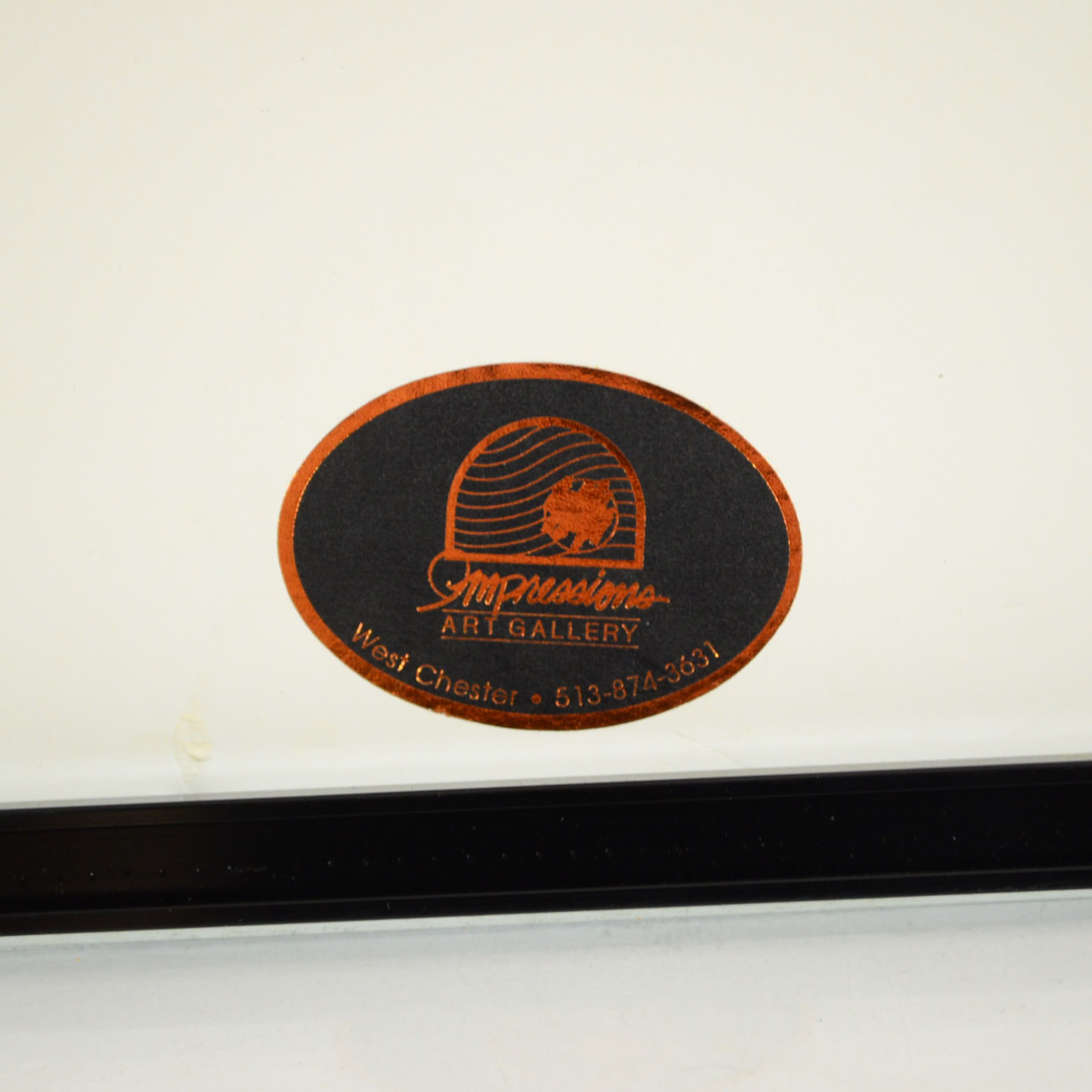 Framed and Signed Jim Borgman Comic Strip "East / West"