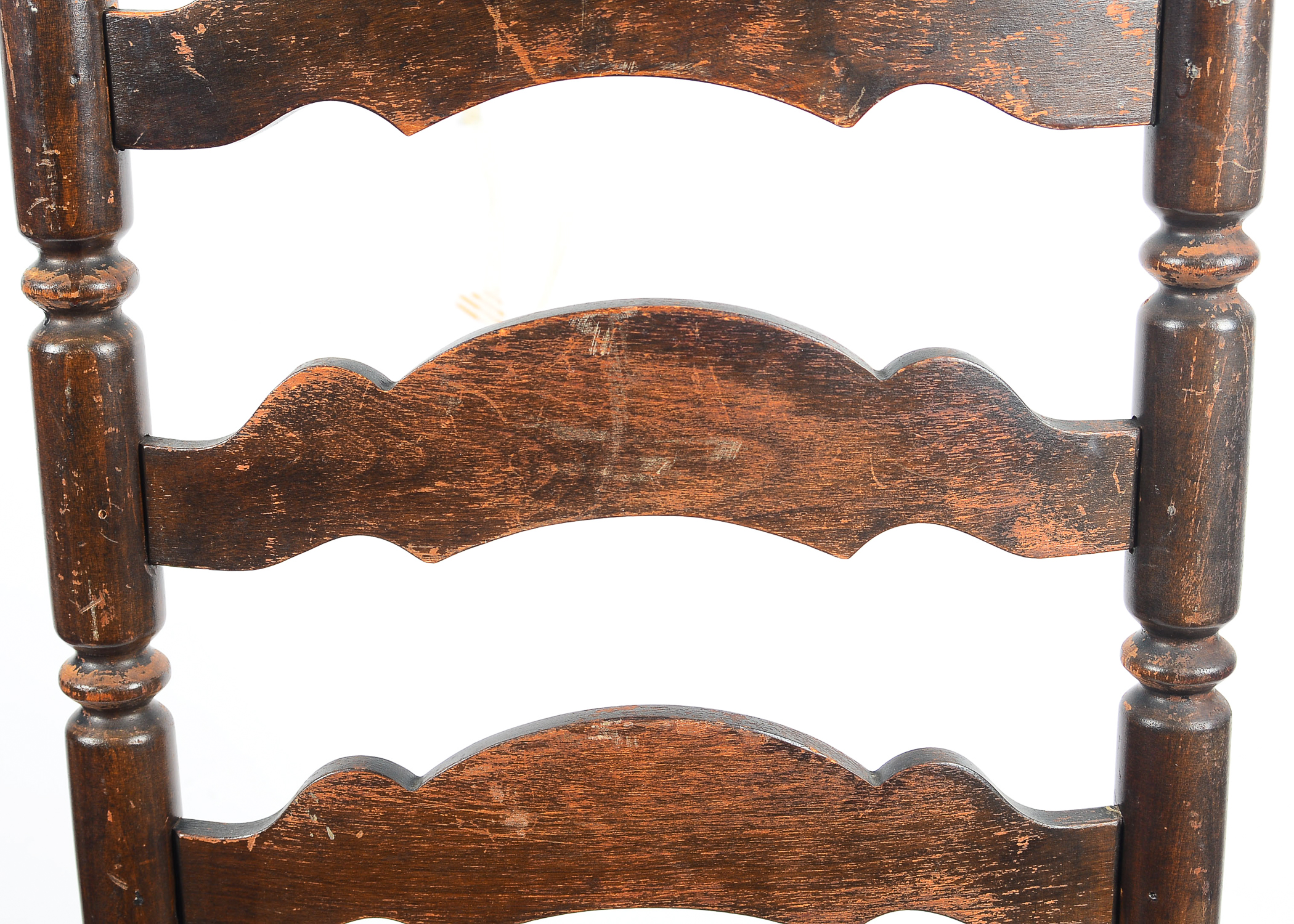 Two Vintage Rush Seat Chairs