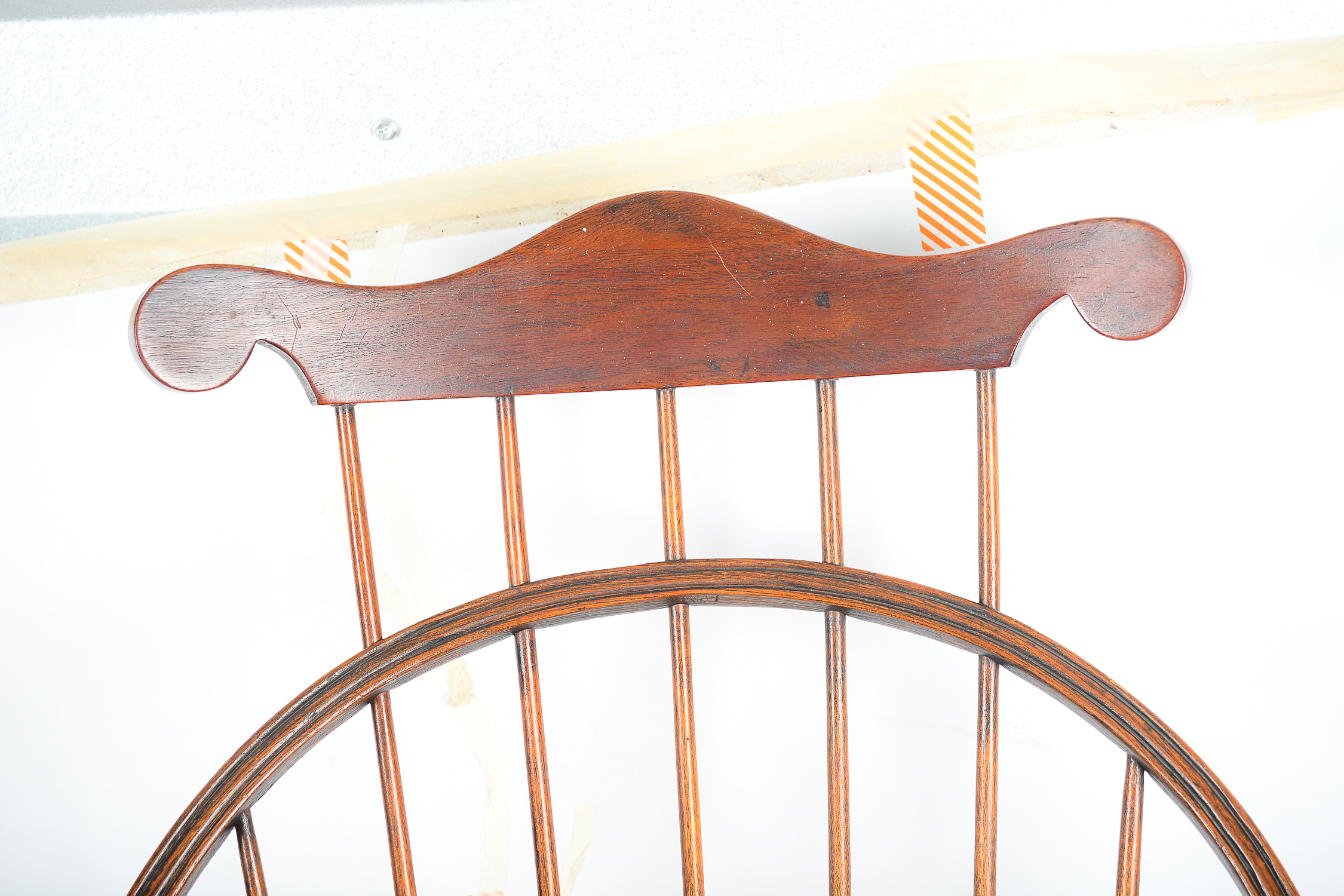 Two Vintage Rush Seat Chairs