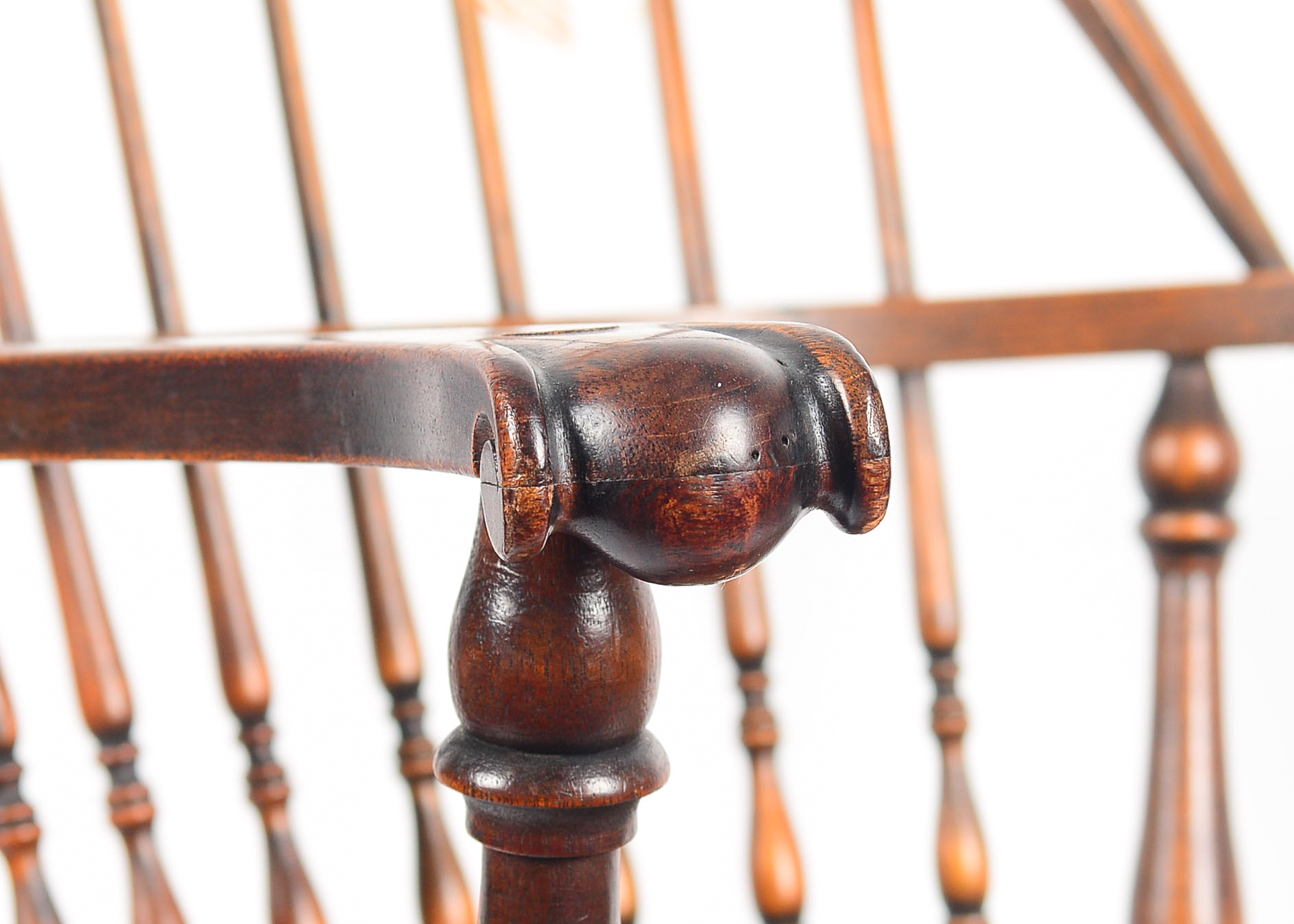 Two Vintage Rush Seat Chairs