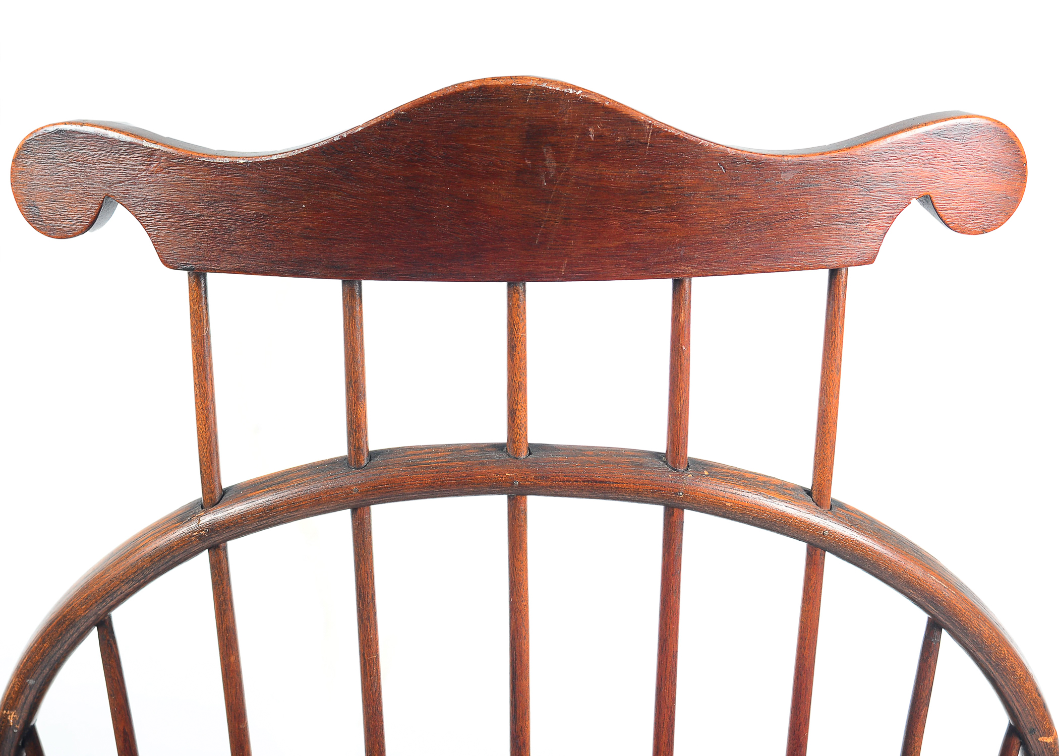 Two Vintage Rush Seat Chairs