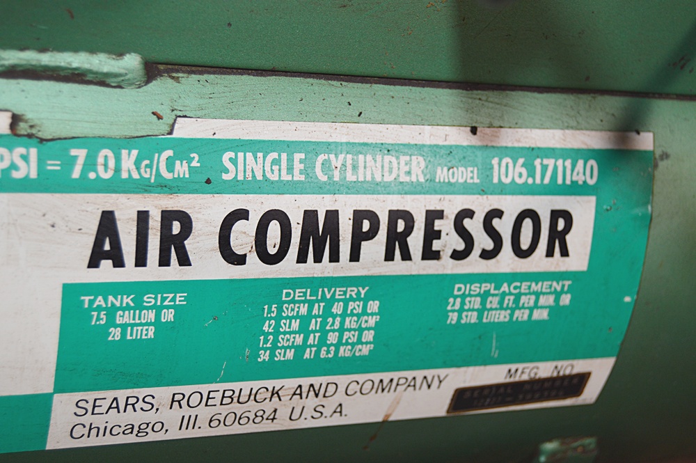 Sears 1/2 HP Air Compressor