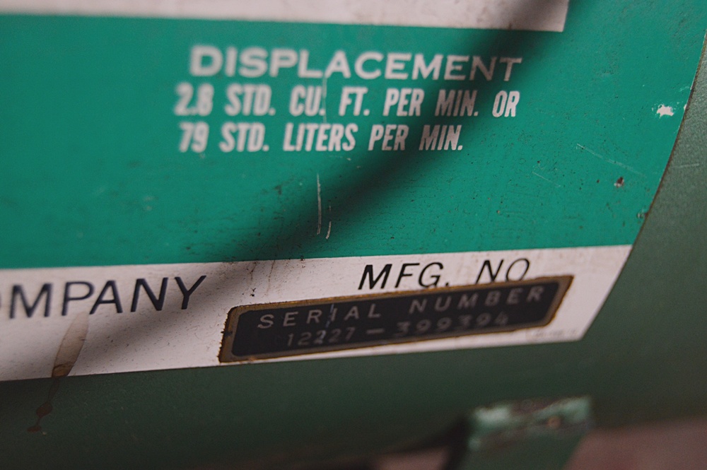 Sears 1/2 HP Air Compressor