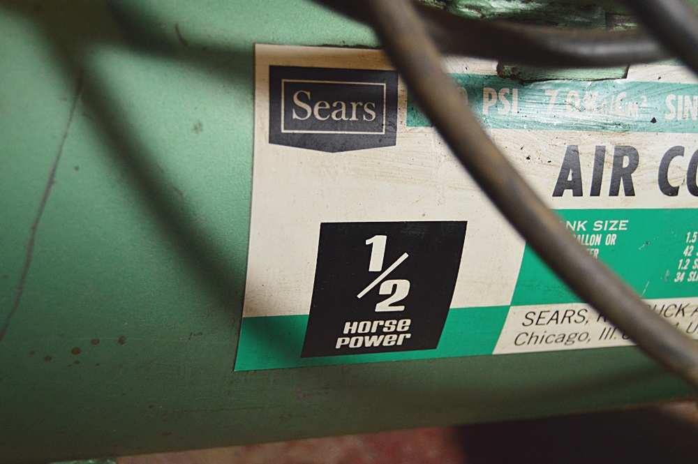 Sears 1/2 HP Air Compressor