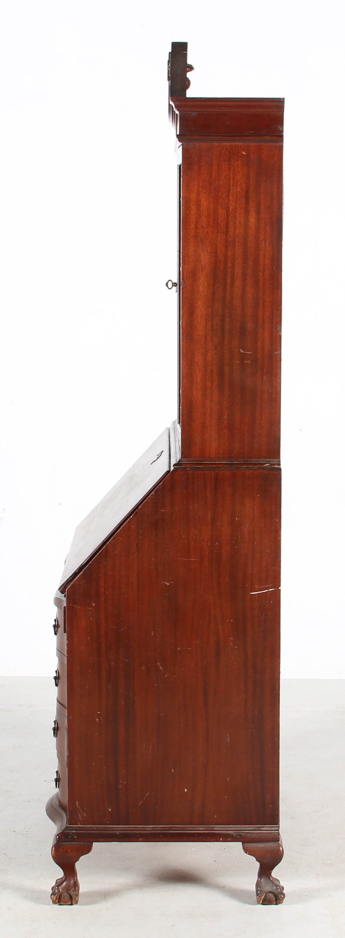 Chippendale Style Mahogany Secretary Desk from Maddox Furniture