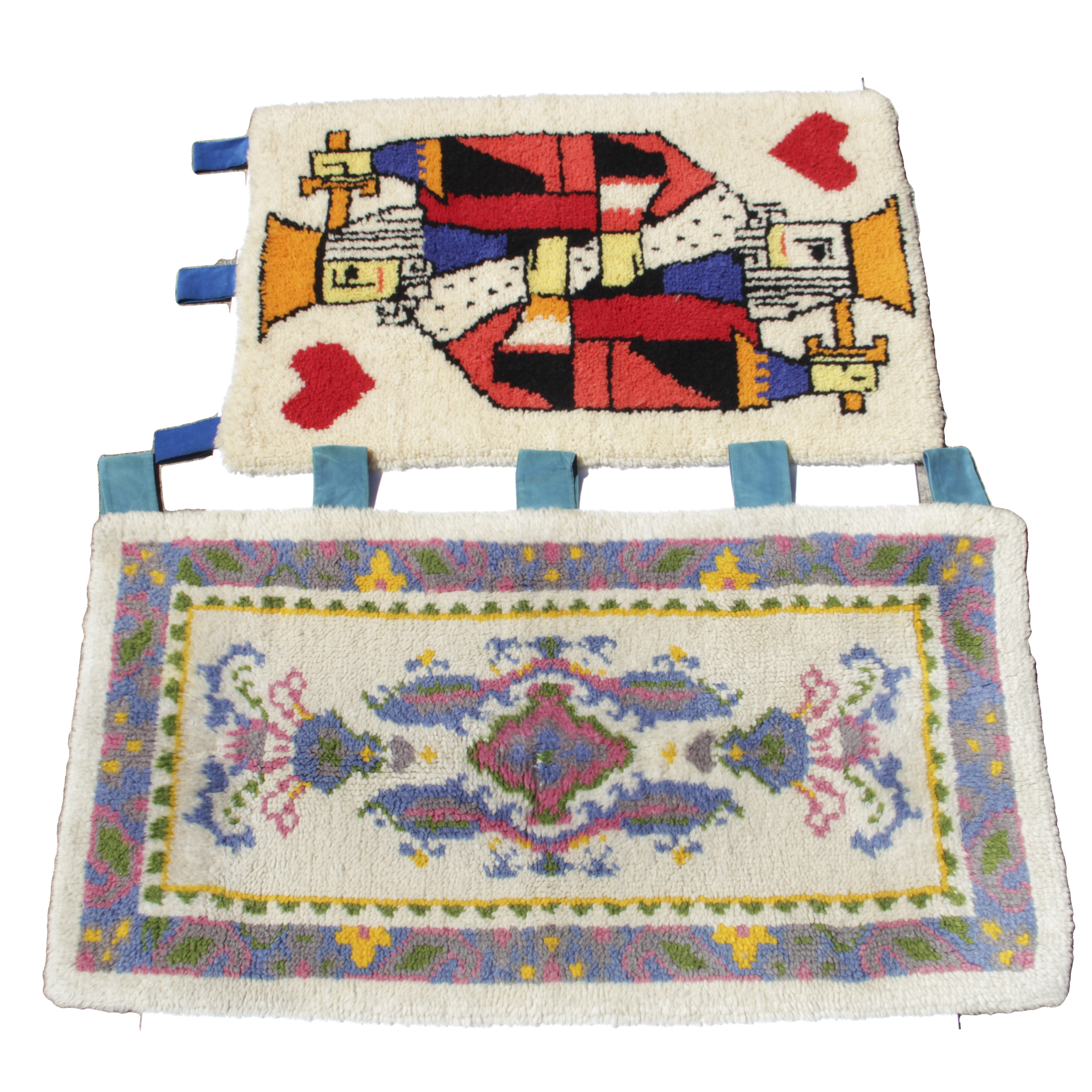 Pair of Decorative Hanging Mats