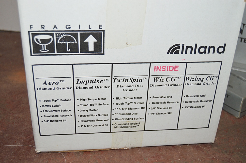 Finland Diamond Grinder, InterthermTurbo Heater, Bentley Battery Charger