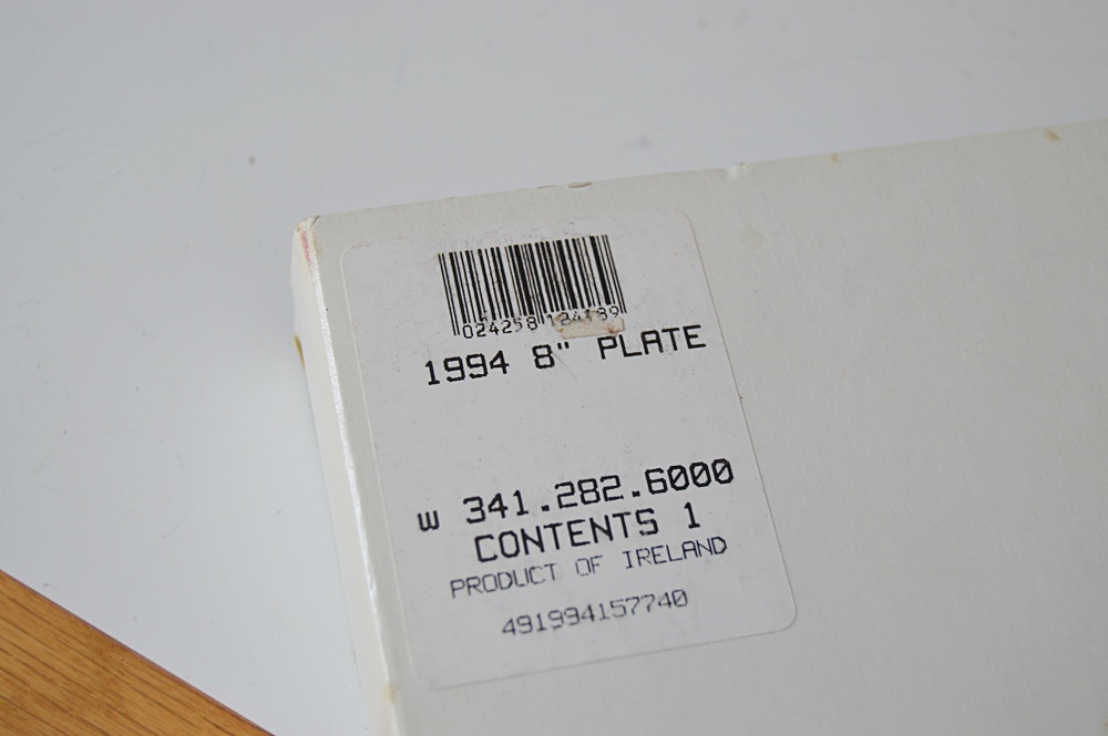 Waterford Crystal Collectible Christmas Plates with Boxes