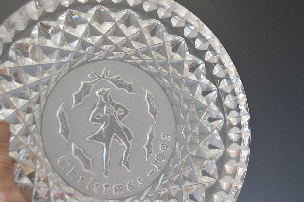 Waterford Crystal Collectible Christmas Plates with Boxes