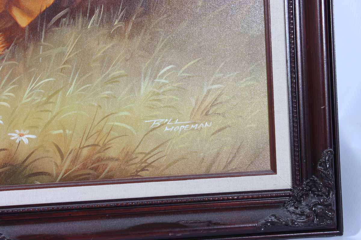 Original Bill Hopeman Oil Painting