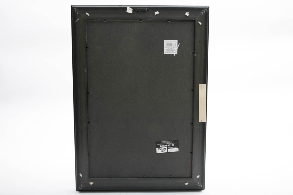 Signed and Framed Katie Upton White Horse Offset Lithograph