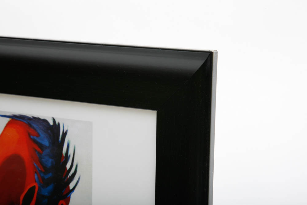 Signed and Framed Katie Upton White Horse Offset Lithograph