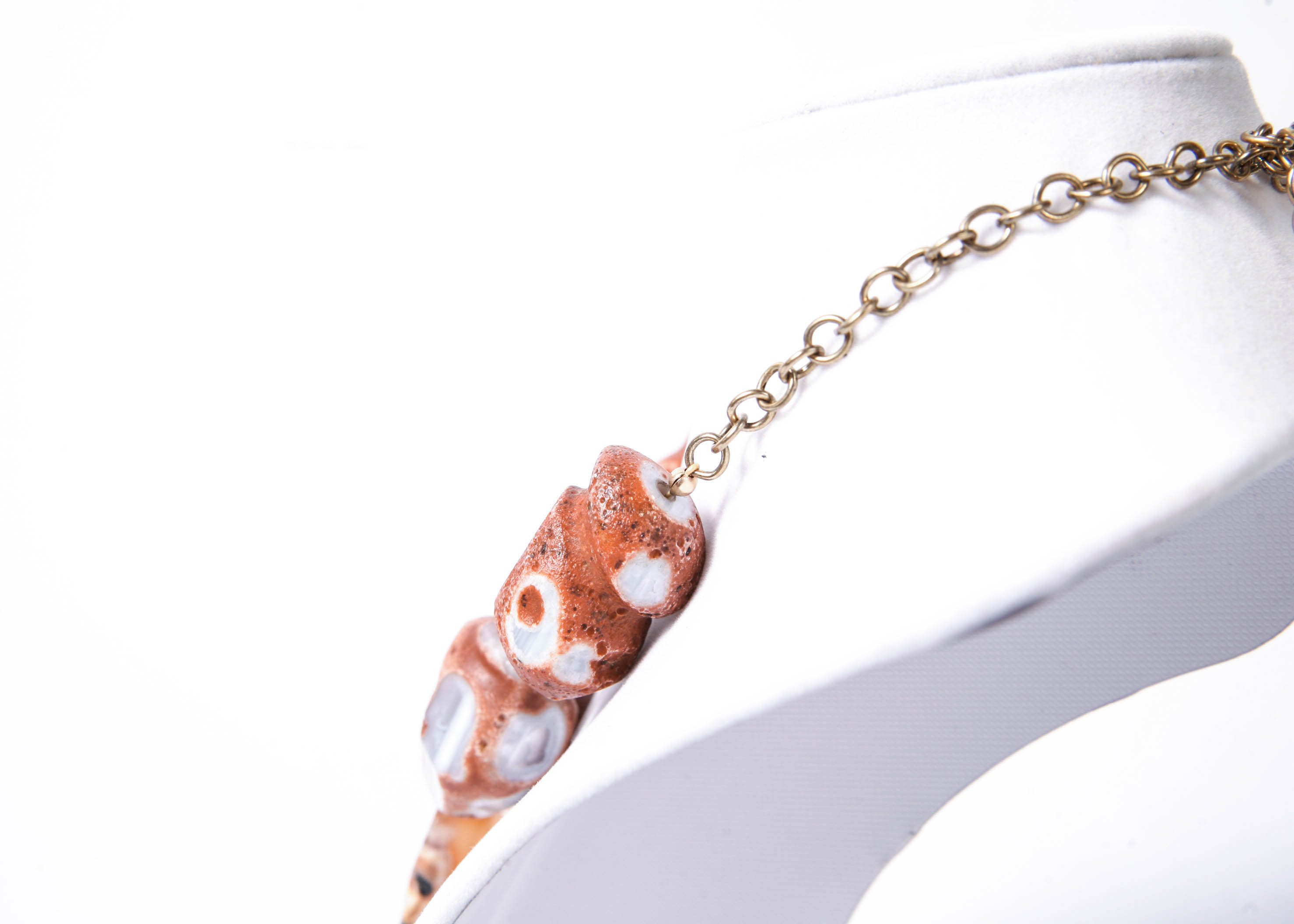 Drusy Agate Stone Statement Necklace