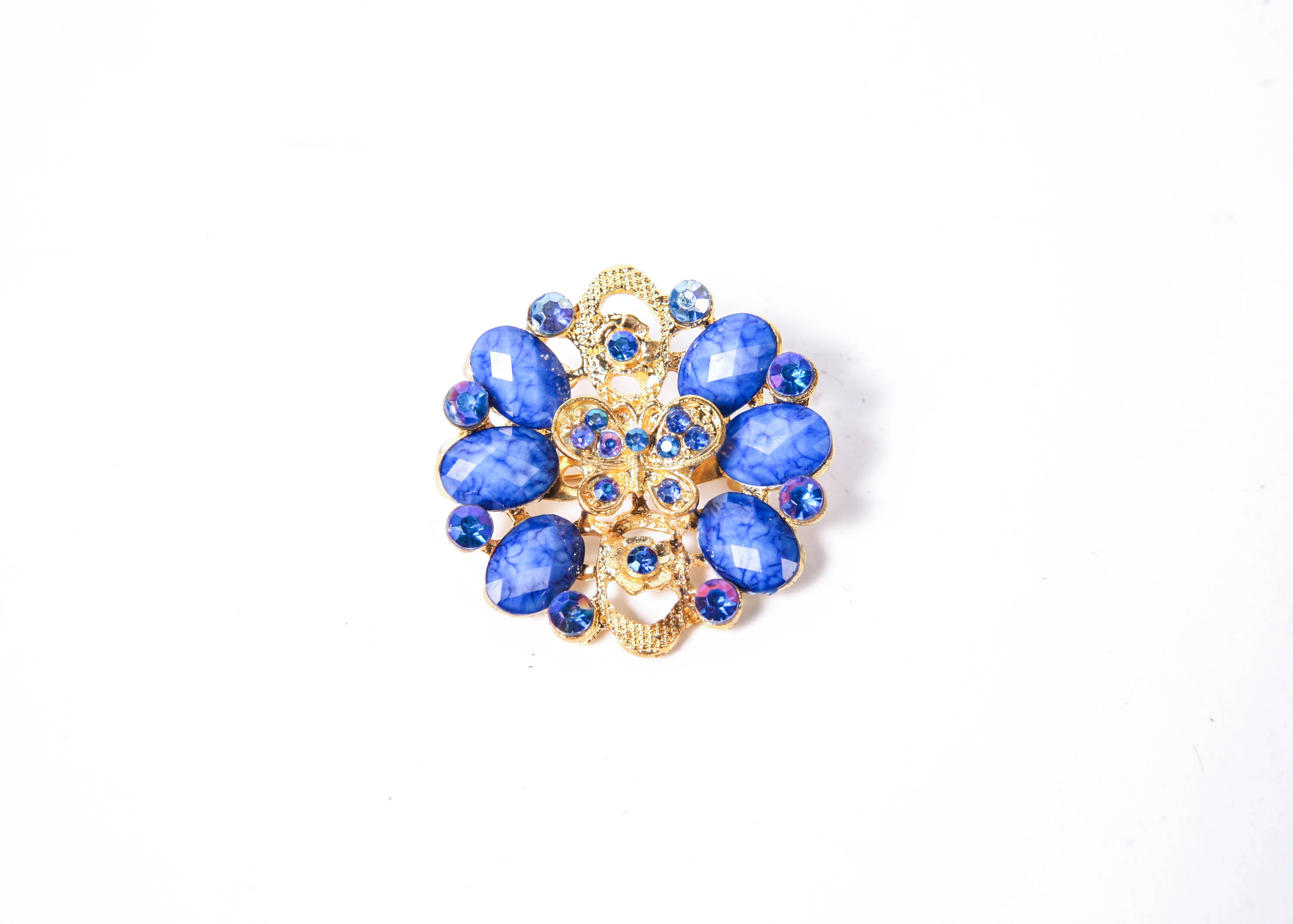 Trio of Vintage Gold-Tone Brooches