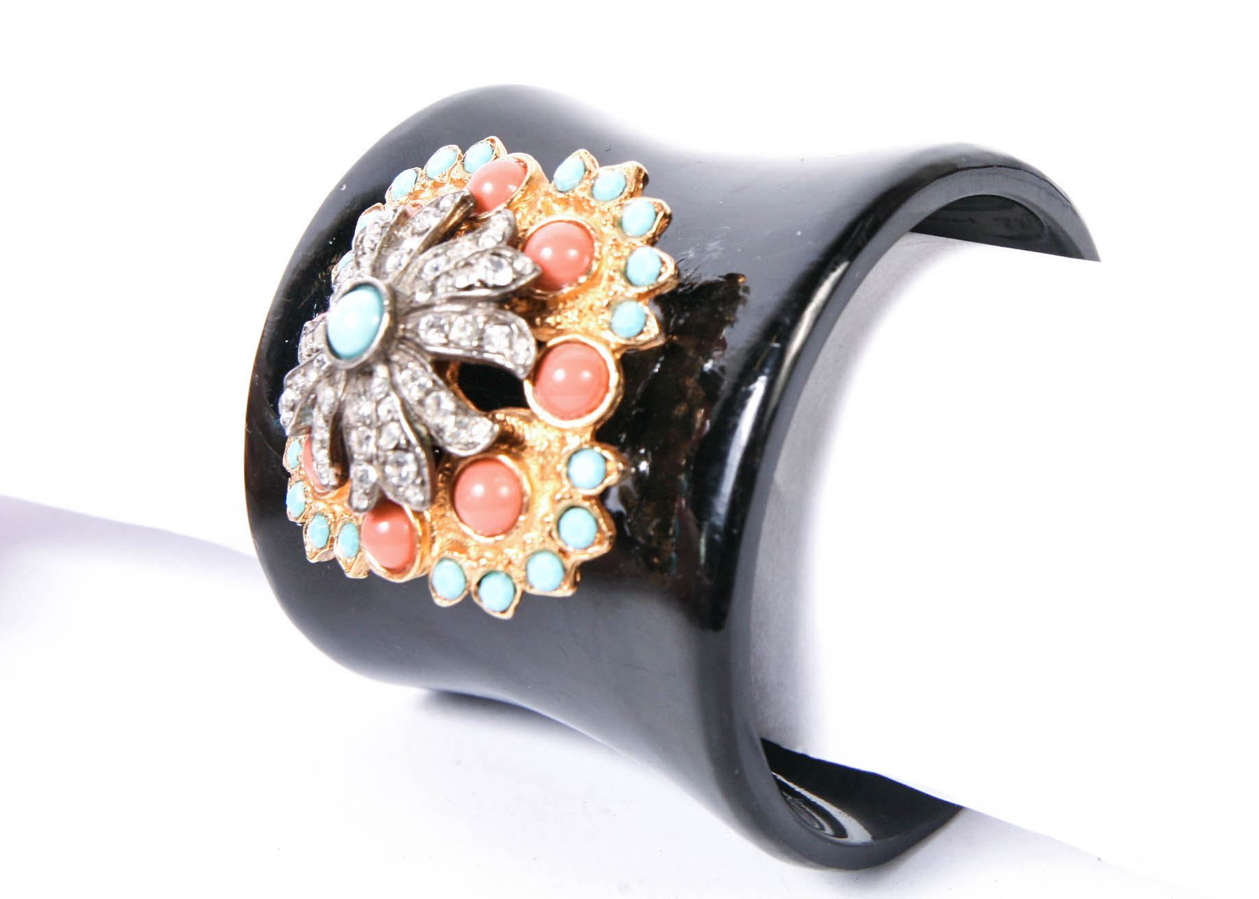 Vintage Horn Cuff Bracelet