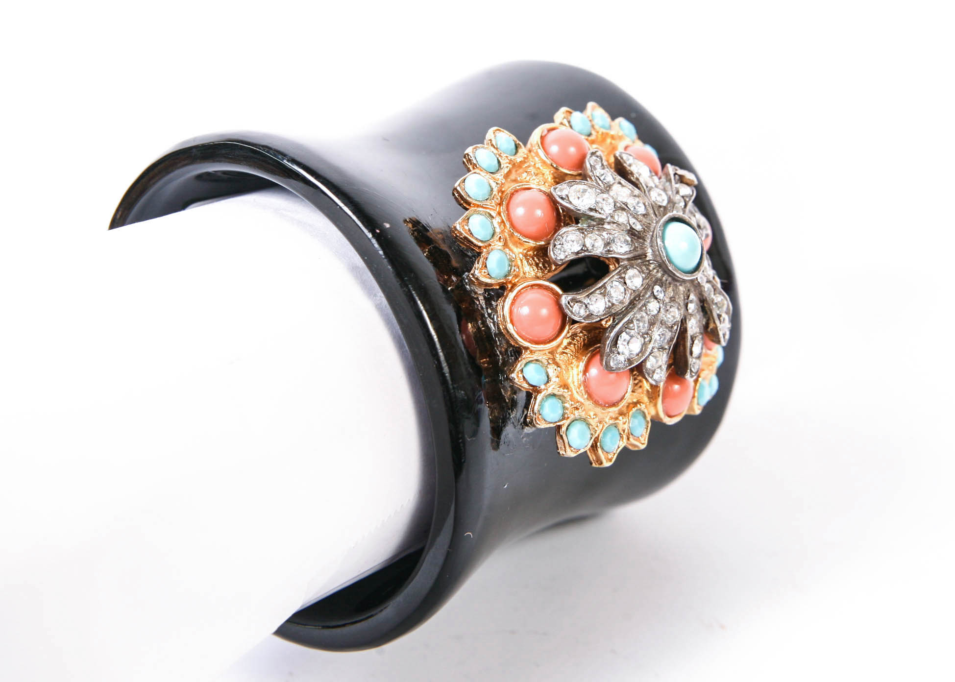 Vintage Horn Cuff Bracelet
