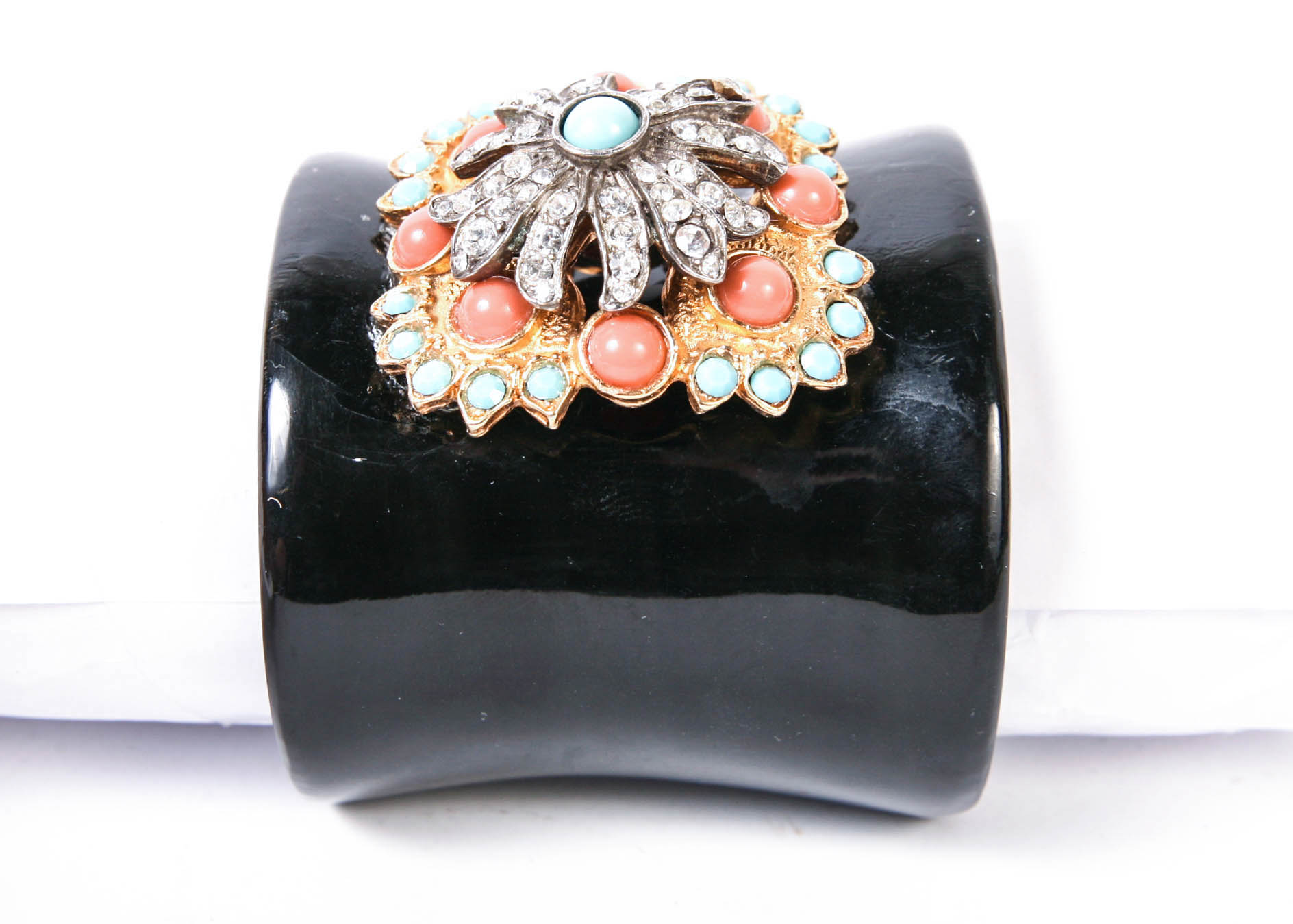 Vintage Horn Cuff Bracelet