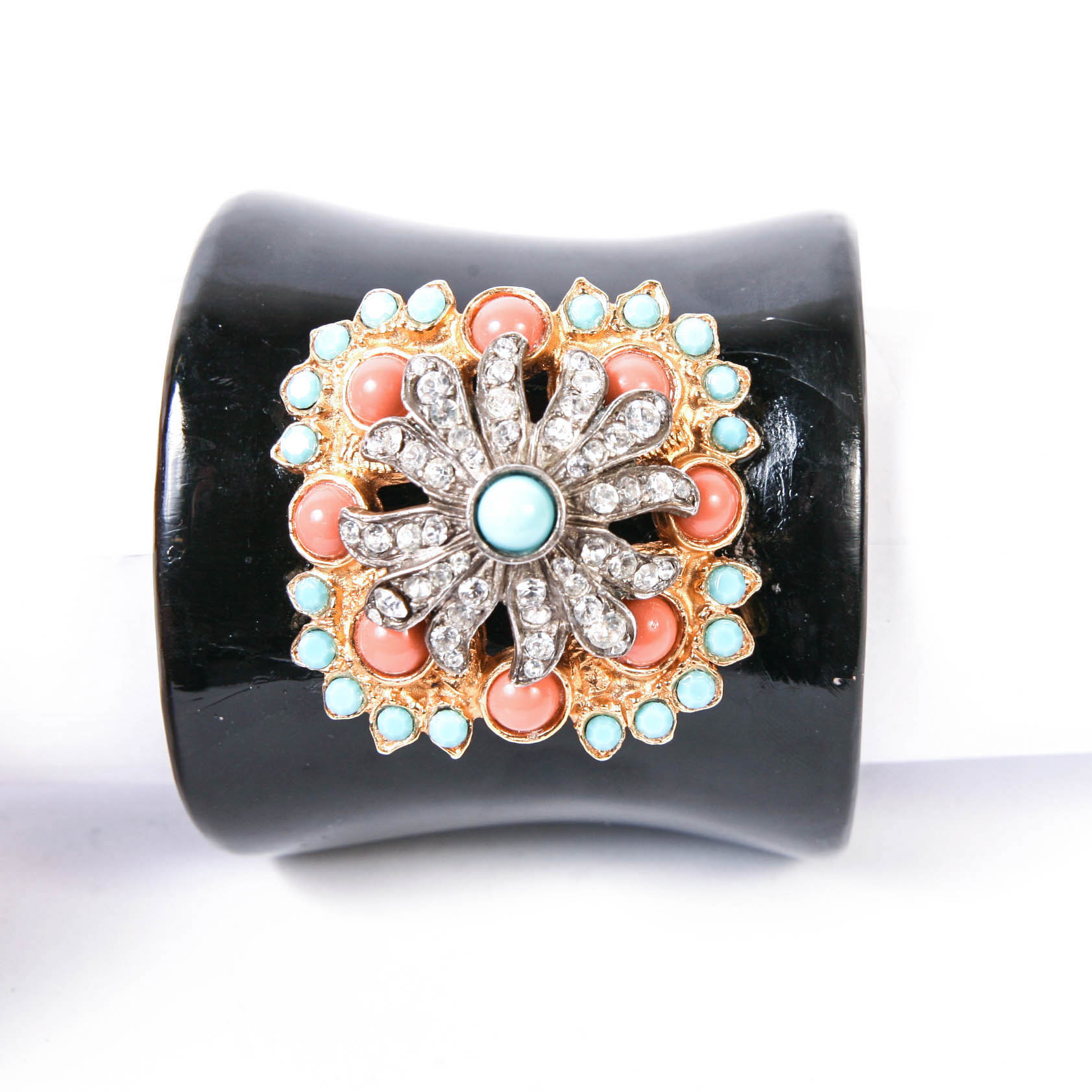 Vintage Horn Cuff Bracelet