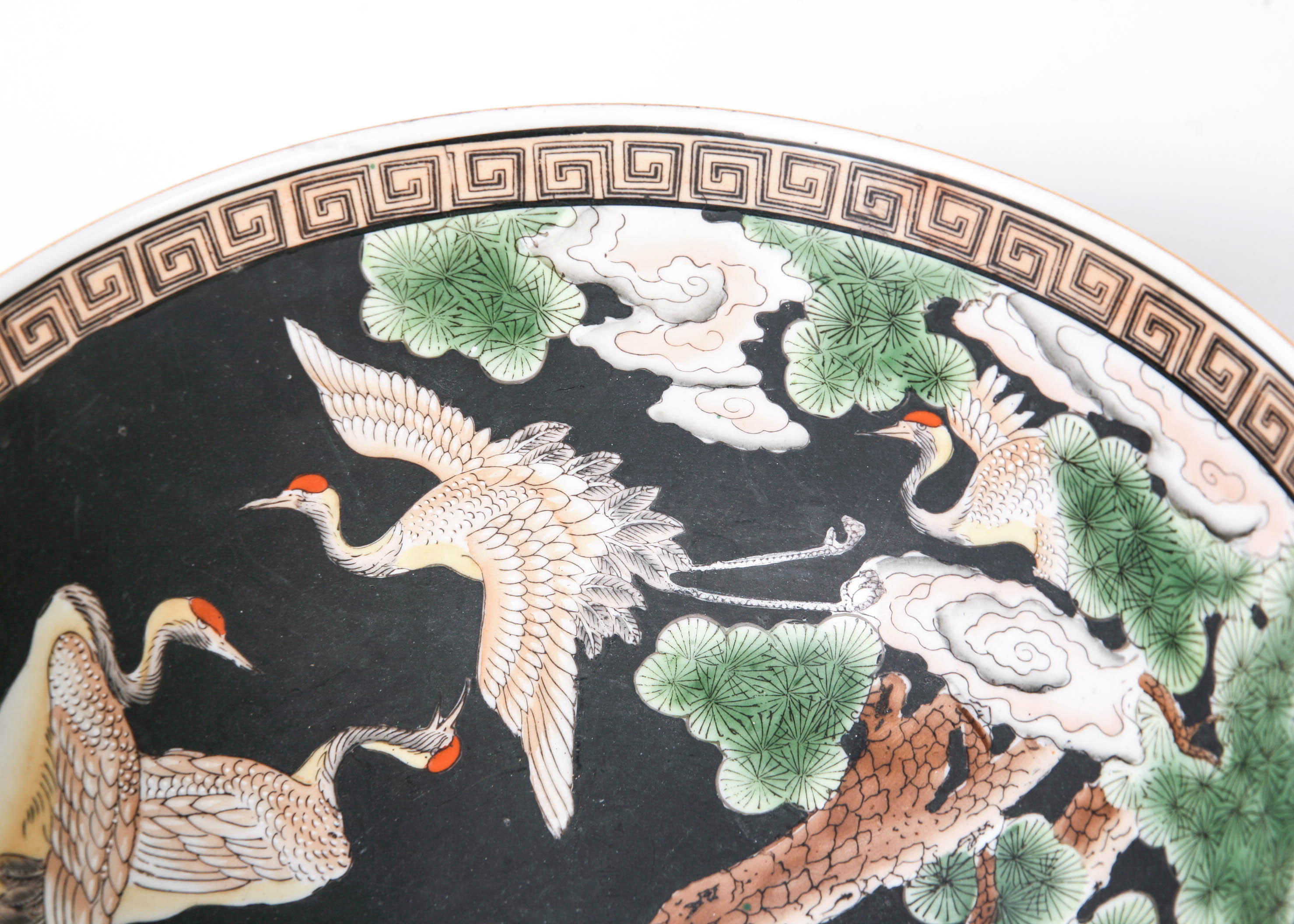 Chinese Hand Painted Macau Porcelain Bowl - Authentic Reproduction