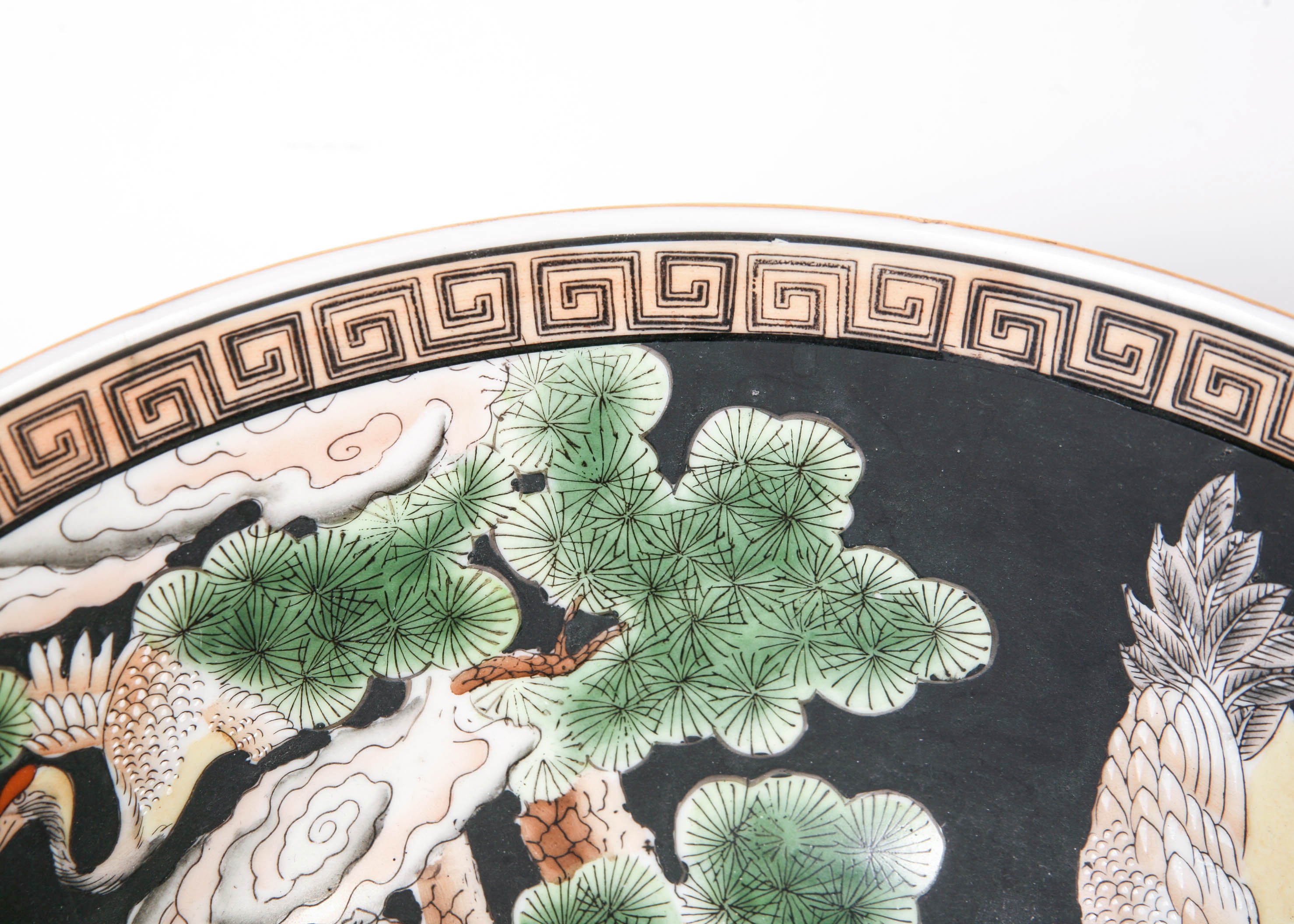 Chinese Hand Painted Macau Porcelain Bowl - Authentic Reproduction