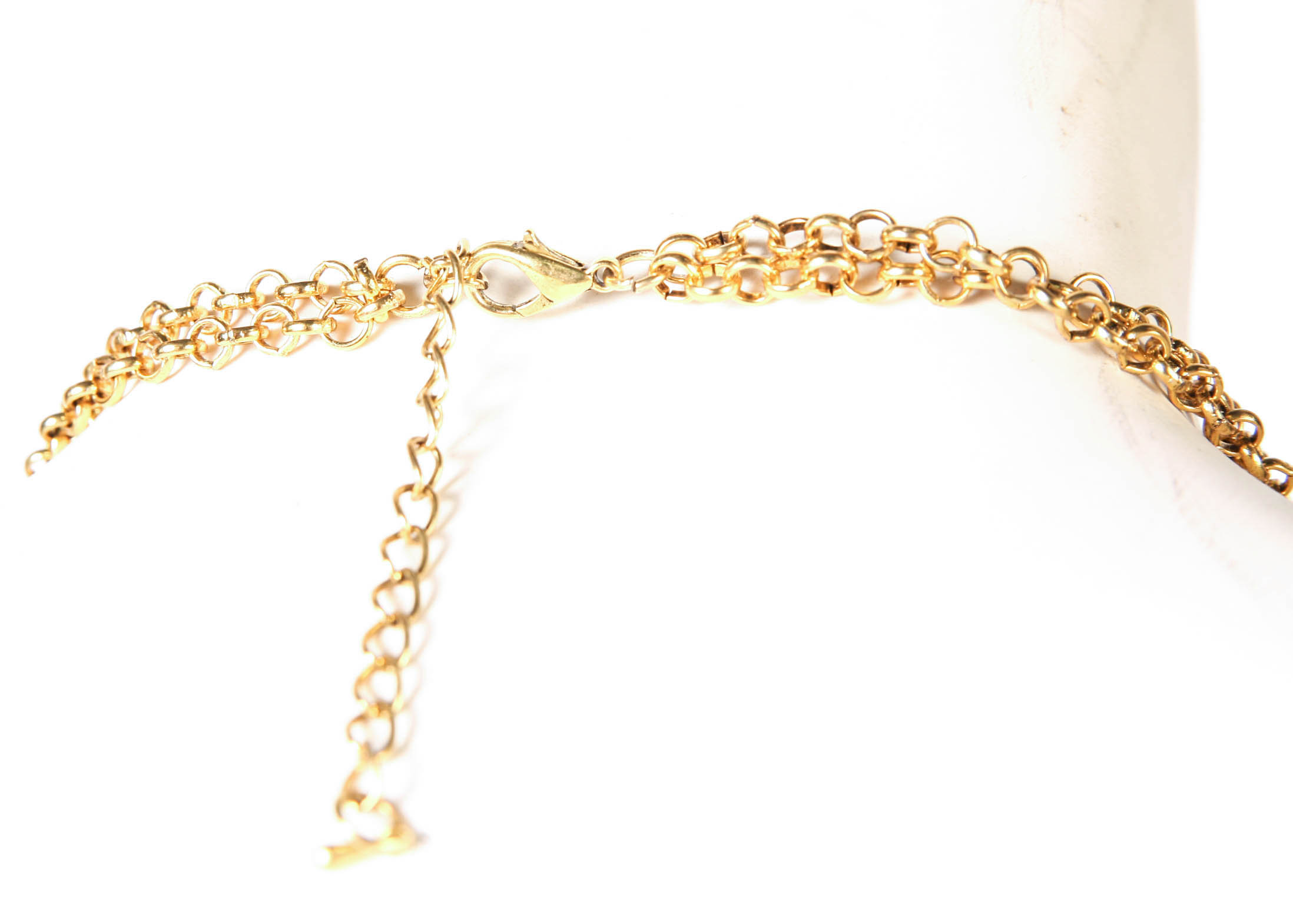 Vintage Multicolored Bib Necklace