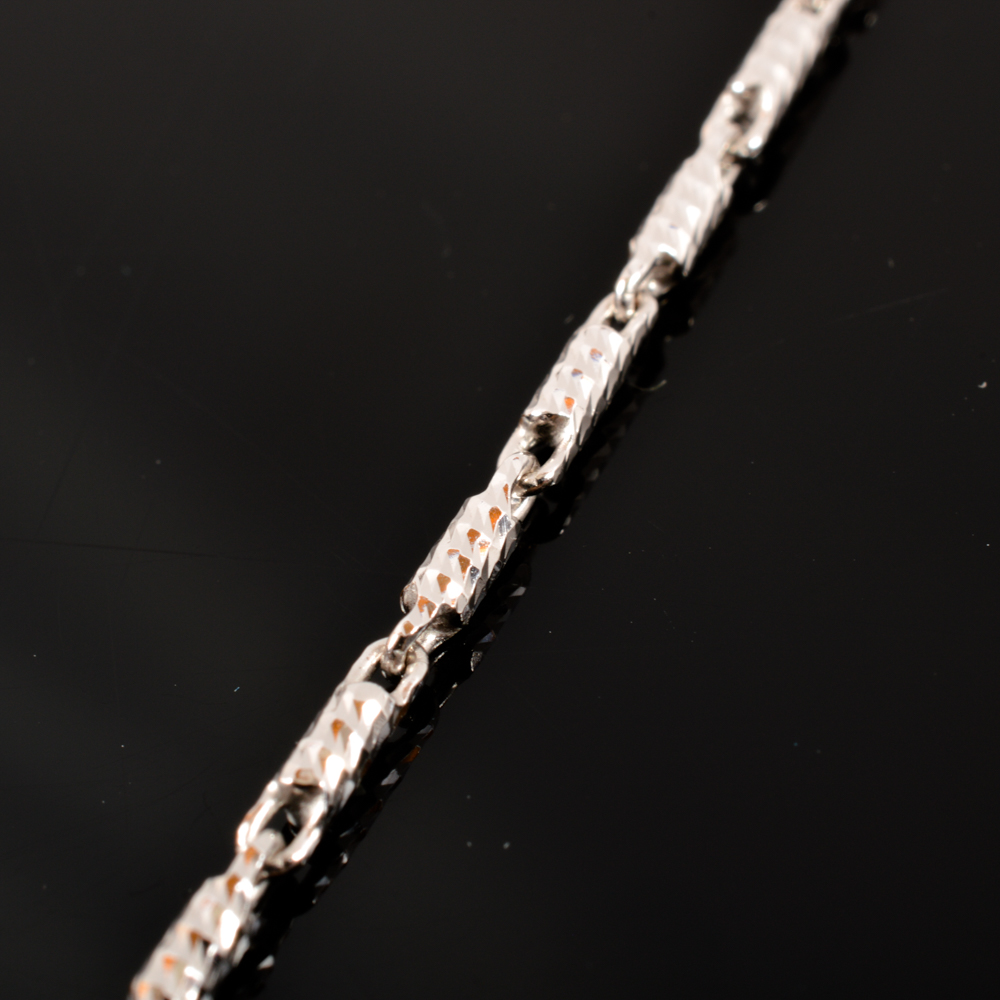 14KT White Gold, Tanzanite, and Diamond Pendant Necklace