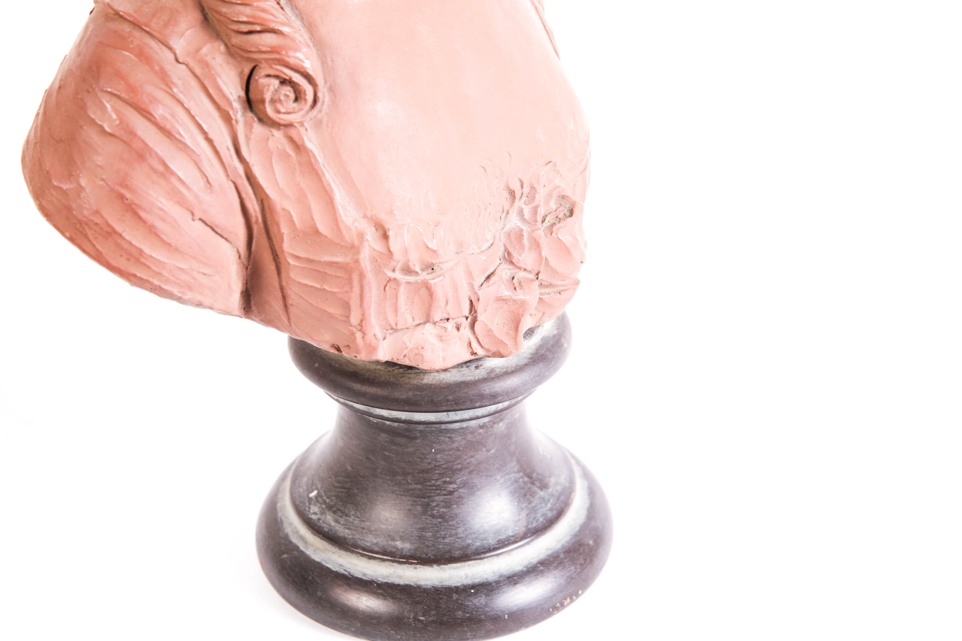 Houdon Style Louise and Alexandre Brogniart Plaster Busts